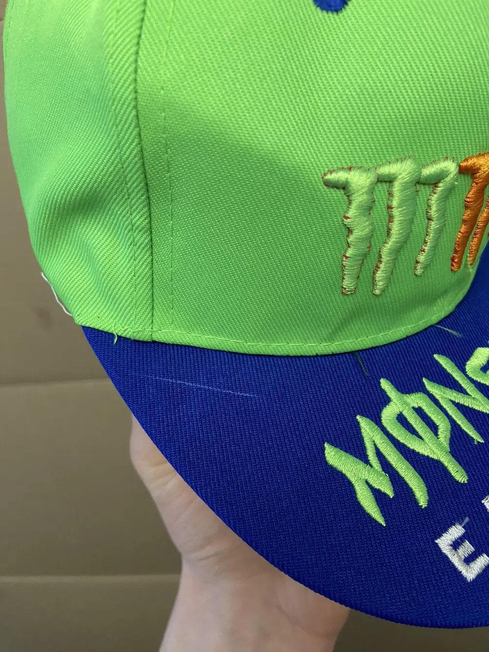 Vintage VINTAGE MONSTER RACING CAP HAT Y2K MOTO JAPANESE SKATE F1 Size ONE SIZE - 11 Thumbnail