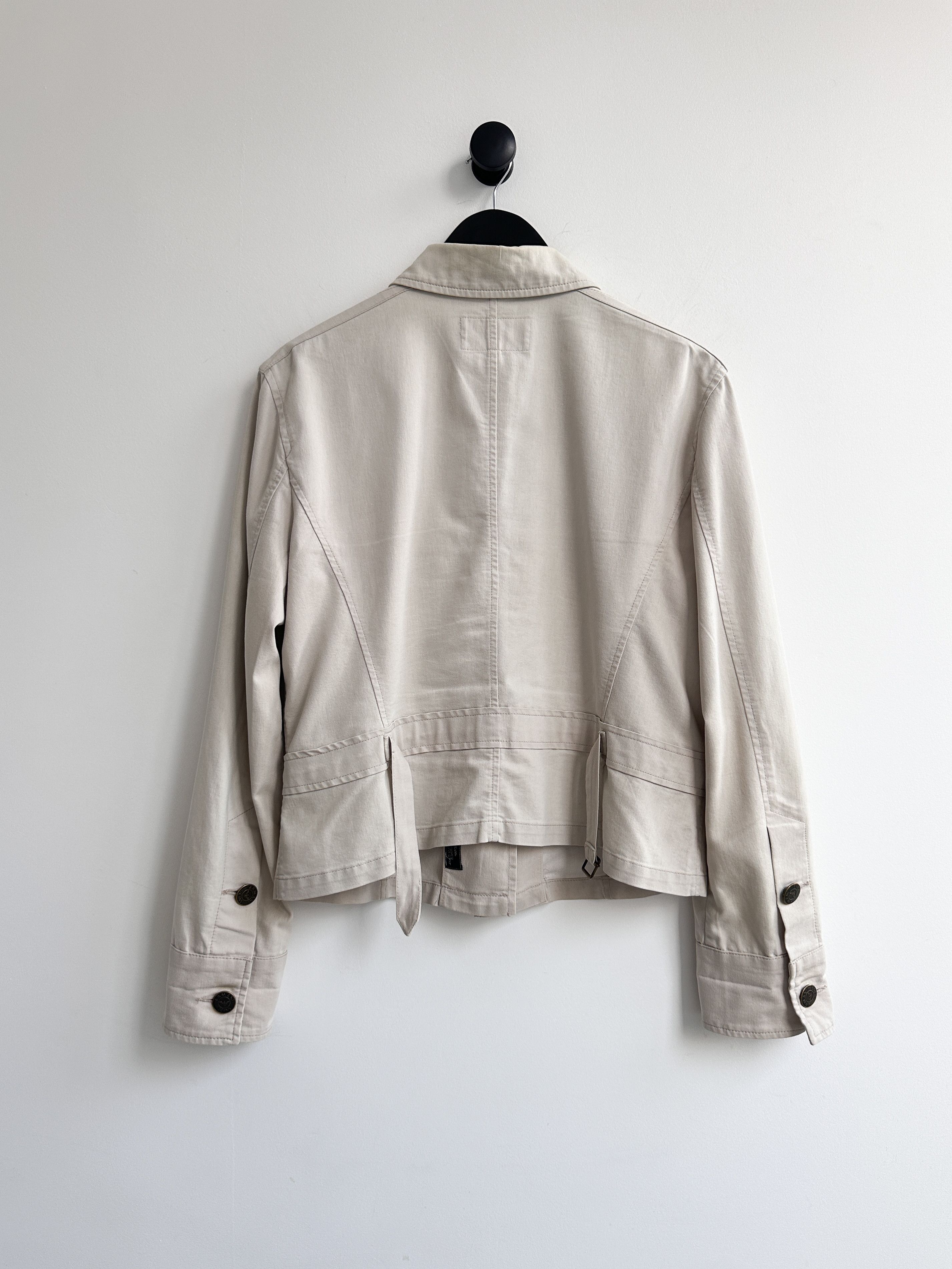 Armani Armani Jeans Cream Jacket Size XL / US 12-14 / IT 48-50 - 4 Thumbnail