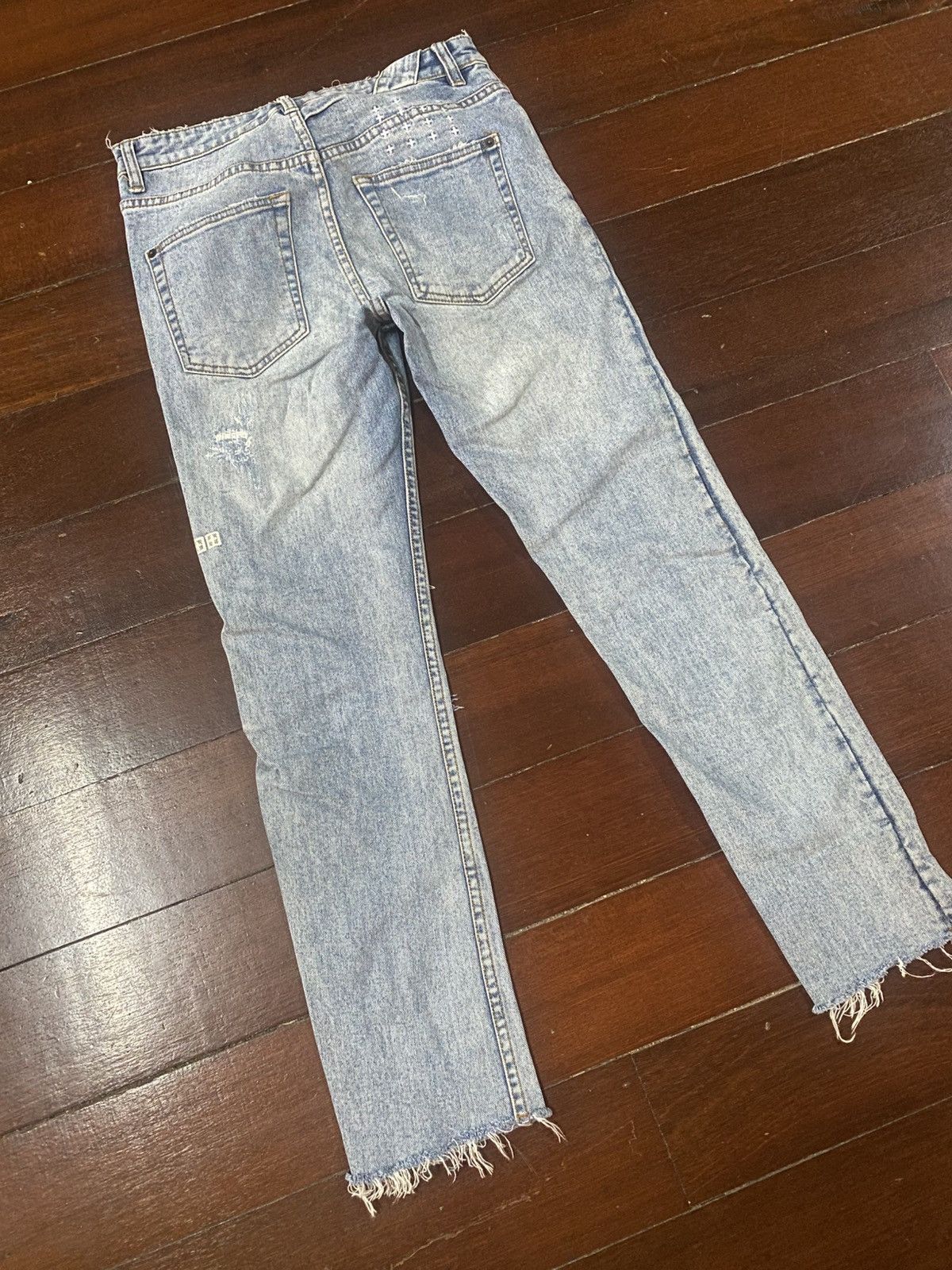 Ksubi Ksubi Jeans Mens Chitch Punk Thrashed Slim Blue distressed Size US 31 - 8 Thumbnail