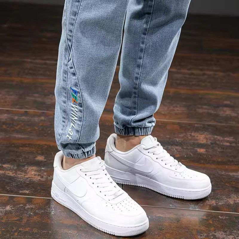 Japanese Brand Elastic Waist Blue Cargo Jeans Men Size US 31 - 8 Thumbnail