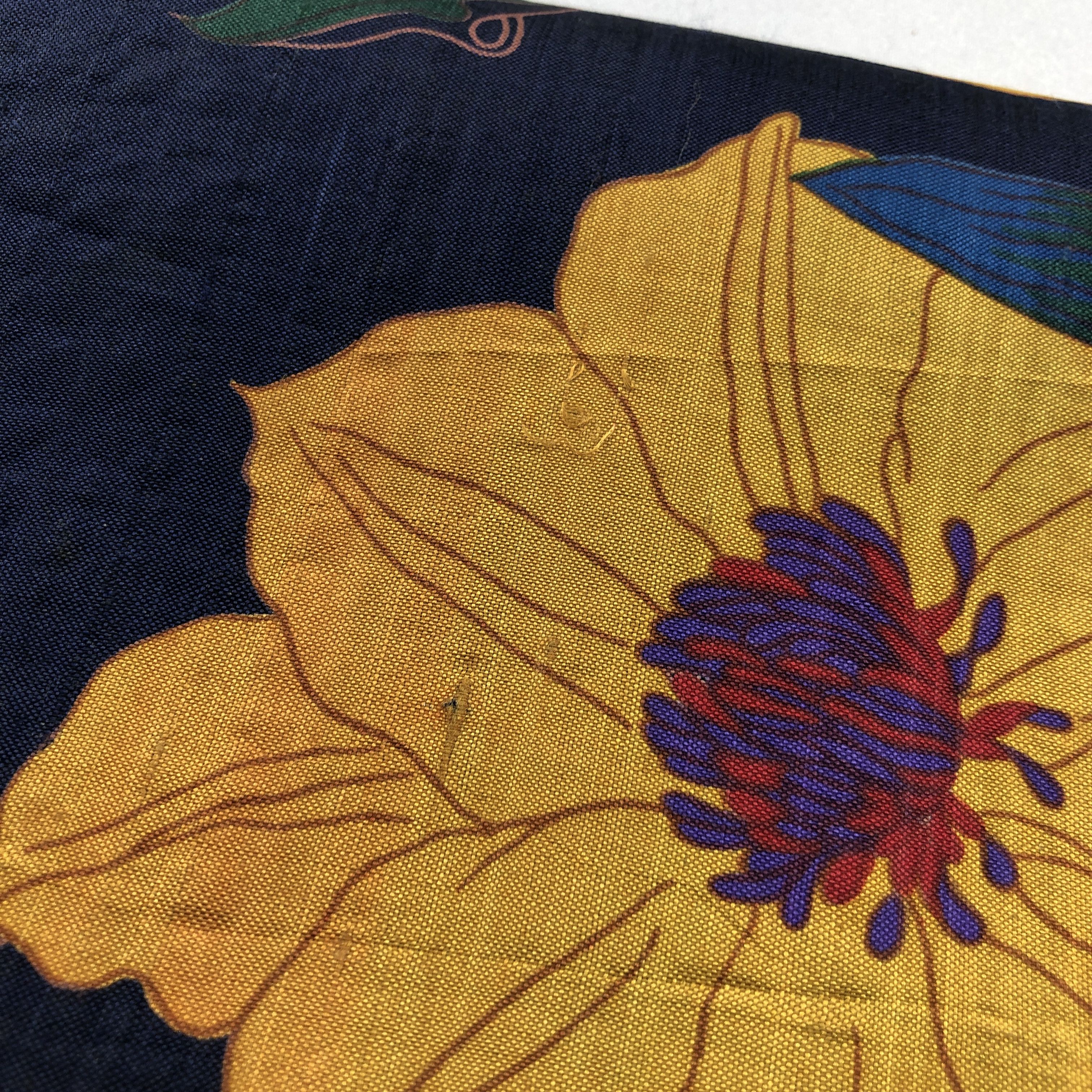 Vintage Vintage Floral Silk Handkerchief Bandana H3083 Size ONE SIZE - 15 Thumbnail
