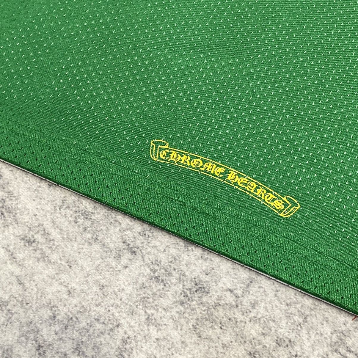 Chrome Hearts CHROME HEARTS Mesh Reversible Basketball Jersey GREEN/WHITE Size US L / EU 52-54 / 3 - 9 Thumbnail