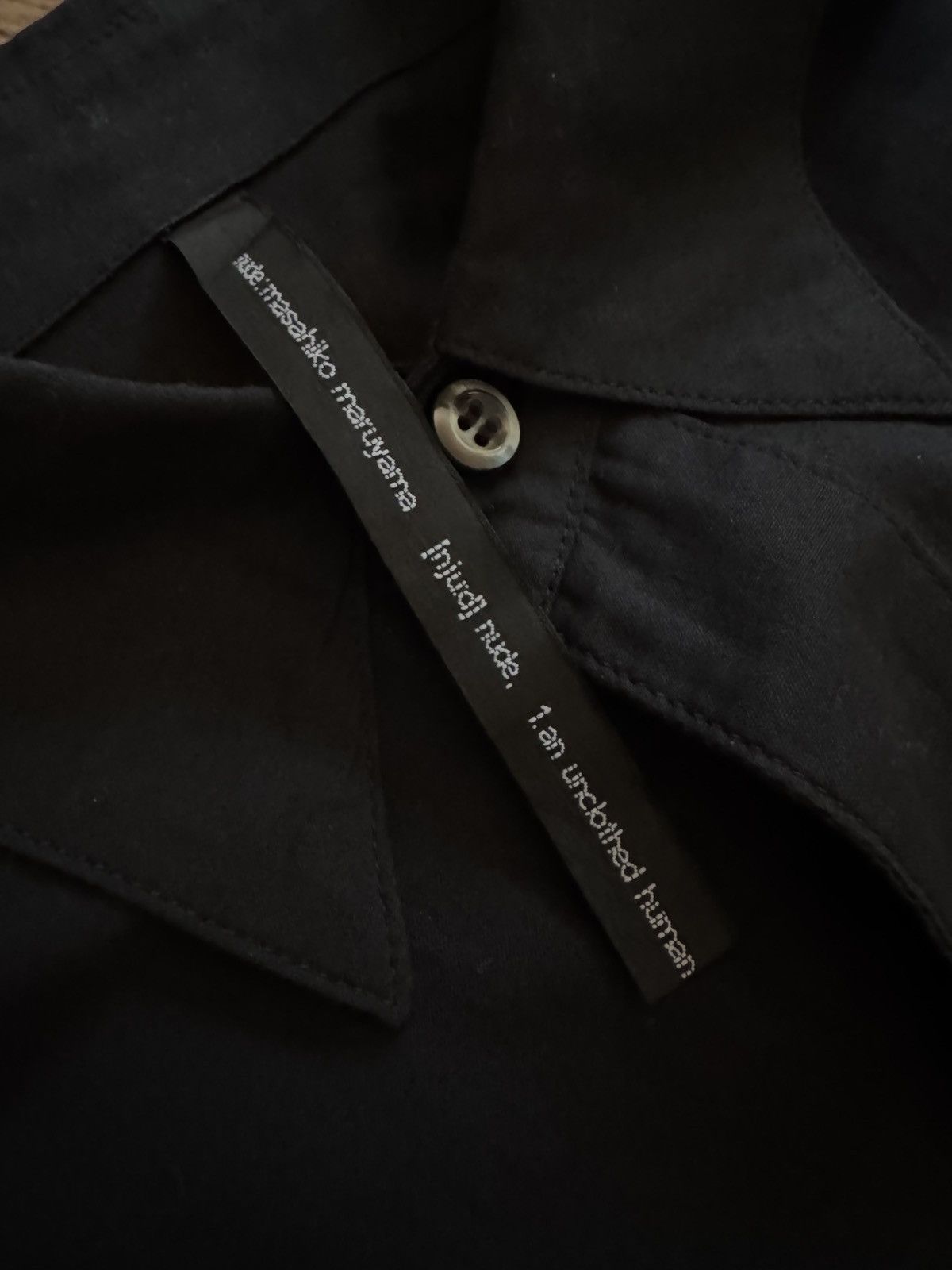 Nude: Masahiko Maruyama Nude:Masahiko Maruyama Shirt Black Size 3 Large Size US L / EU 52-54 / 3 - 3 Thumbnail