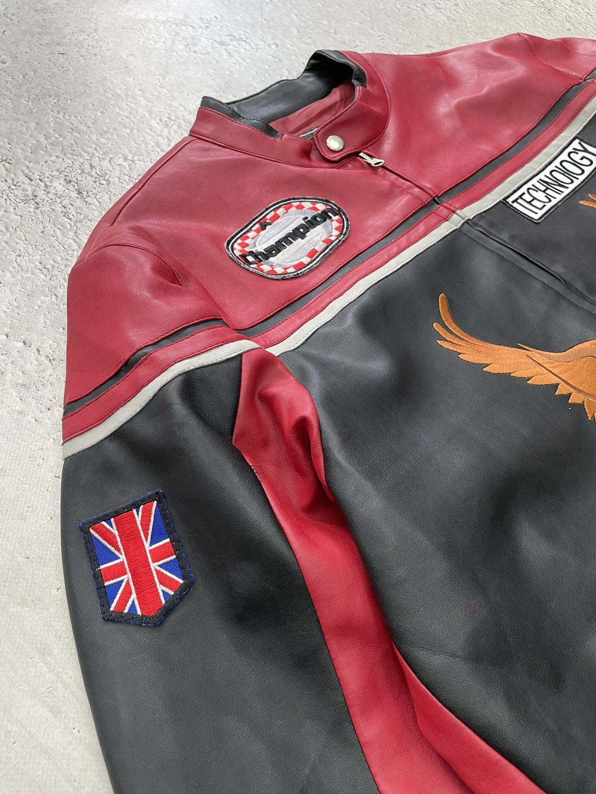 Harley Davidson Hype racing moto Harley Davidson leather jacket y2k Size US XL / EU 56 / 4 - 5 Thumbnail
