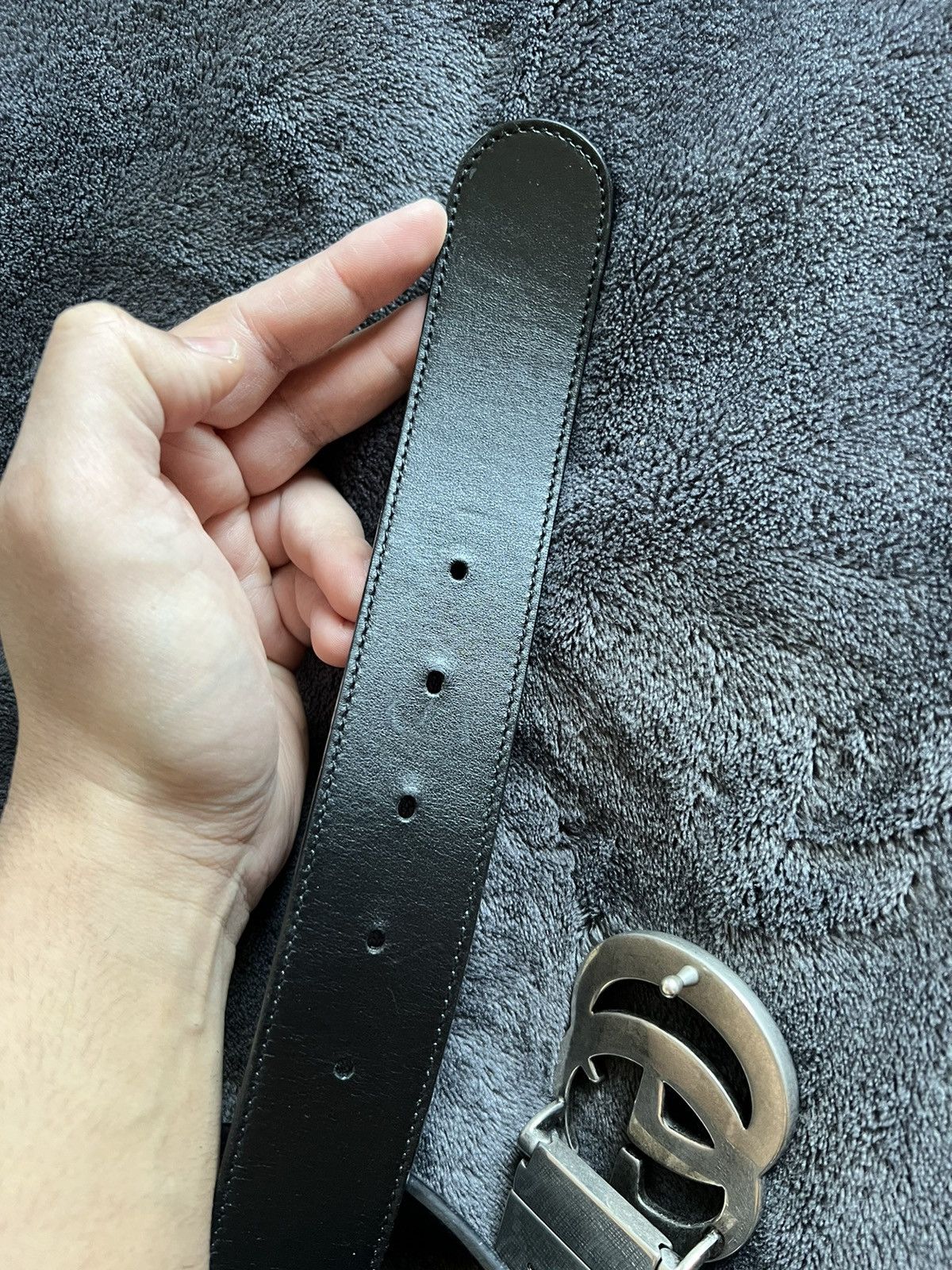 Gucci GUCCI GG MARMONT REVERSIBLE BELT Size 40 - 15 Thumbnail