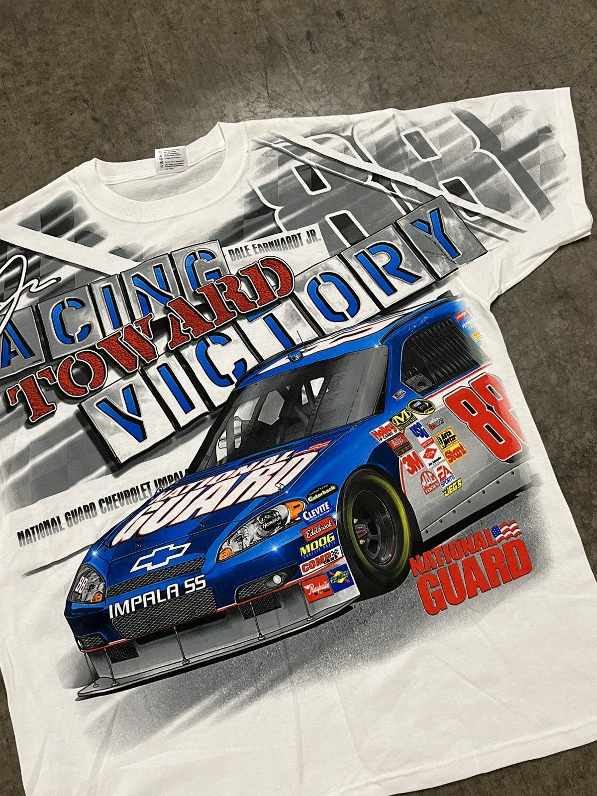 NASCAR × Vintage Vintage AOP nascar dale Earnhardt tee shirt 90s hype rare Size US XL / EU 56 / 4 - 5 Thumbnail