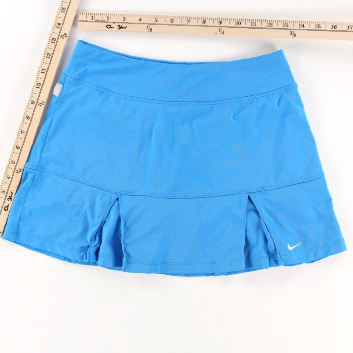 Nike Nike High Stretch Court Woven Tennis Skort Blue Women's S Size ONE SIZE - 3 Thumbnail
