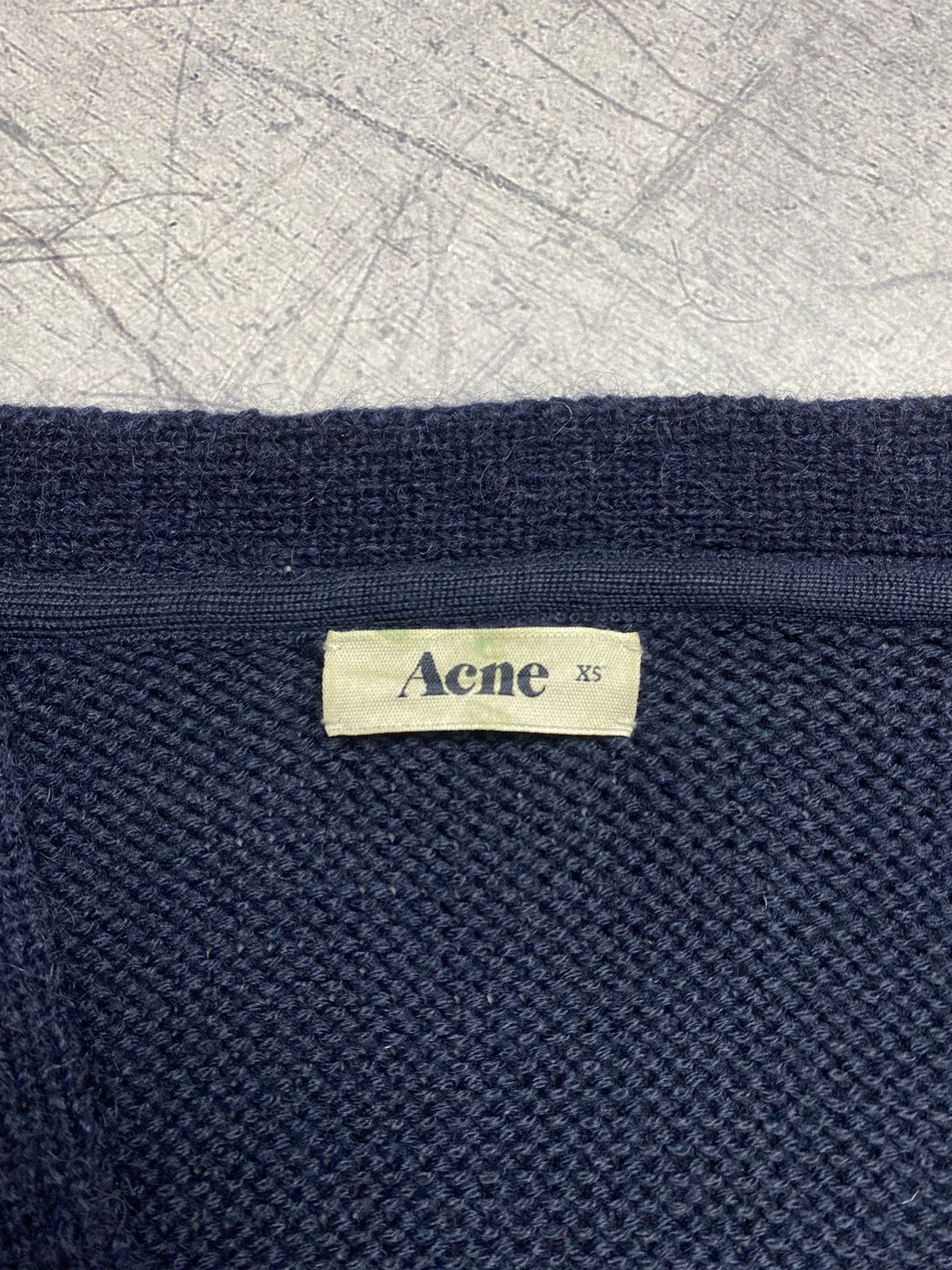 Acne Studios Acne Studios Mohair Wool Cardigan Buttons Size XS Blue Top Size XS / US 0-2 / IT 36-38 - 5 Thumbnail