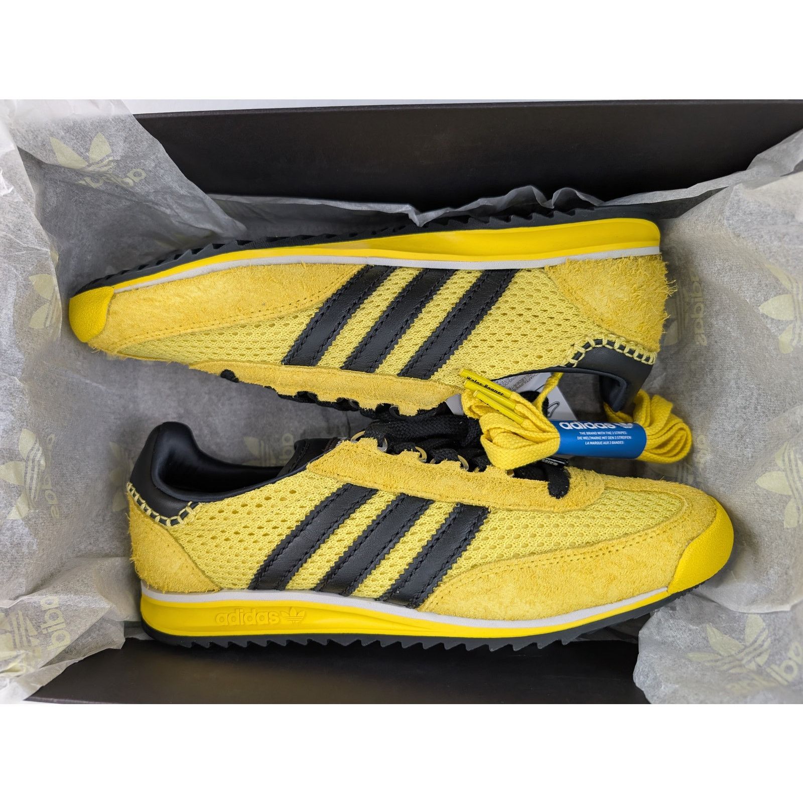 Adidas × Wales Bonner o1rshd1 SL76 Sneakers in Yellow Size US 10.5 / EU 43-44 - 17 Thumbnail