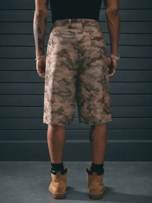 Jean Cargo military Y2K Drip shorts Size US 30 / EU 46 - 4 Thumbnail