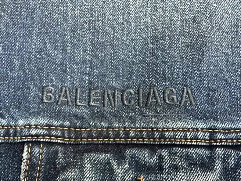 Balenciaga Balenciaga Denim Jacket Blue Size US S / EU 44-46 / 1 - 3 Thumbnail