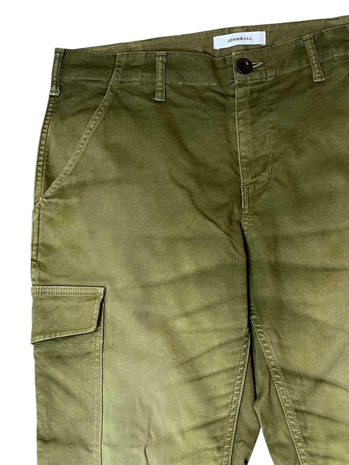 Toyo Enterprises sick🔥Vintage JOHNBULL green army faded baker cargo pants Size US 35 - 6 Thumbnail