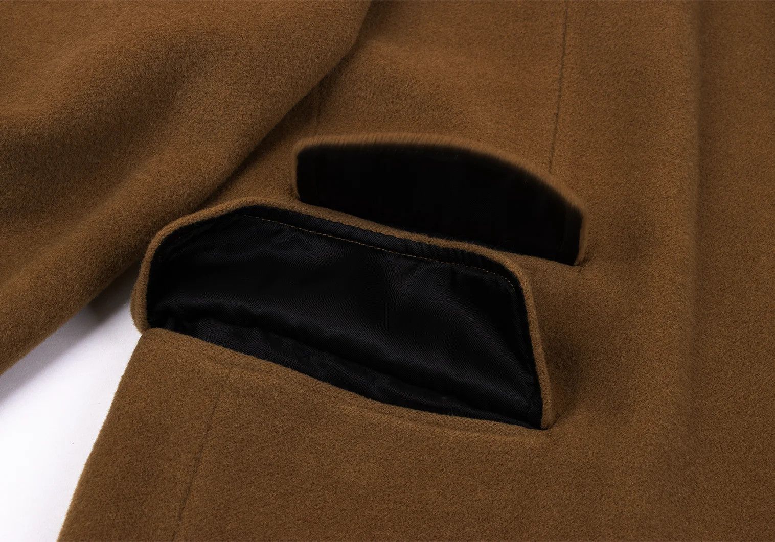 Jean Paul Gaultier Wool Melton Chester Coat in Camel, Size 48 Size US M / EU 48-50 / 2 - 12 Thumbnail