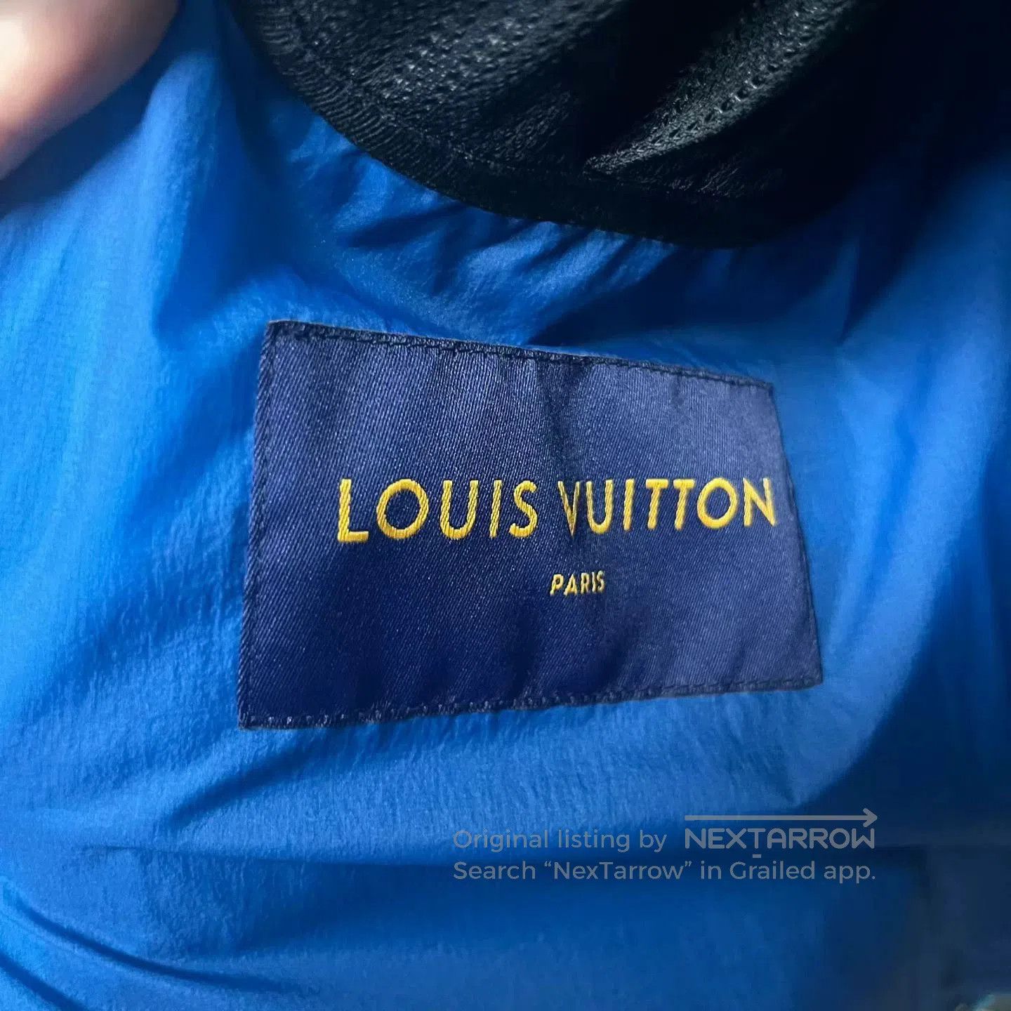 Louis Vuitton Louis Vuitton Blue Logo Geometric Hooded Down Jacket. Size US S / EU 44-46 / 1 - 2 Thumbnail