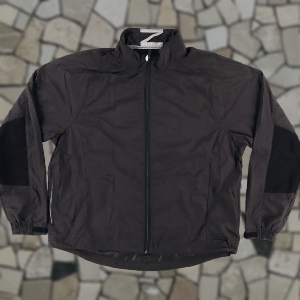 Vintage Zero Restriction Windbreaker Golf Solid Mock Long Sleeve Jacket Black Men's XL Shirt Size US XL / EU 56 / 4 - 1 Thumbnail