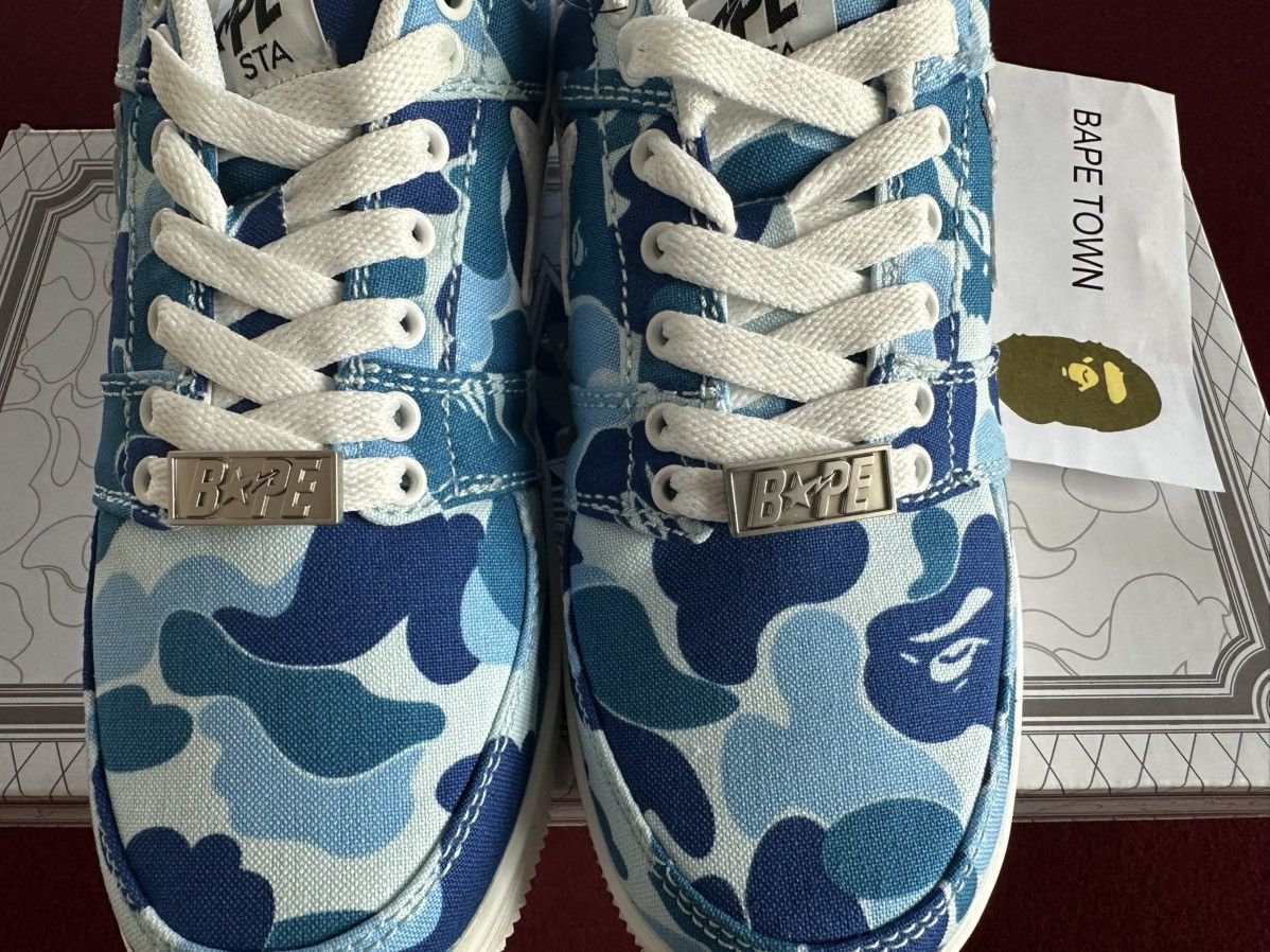 Bape ABC CAMO BAPE STA LOW (BLUE) Size US 8 / EU 41 - 6 Thumbnail