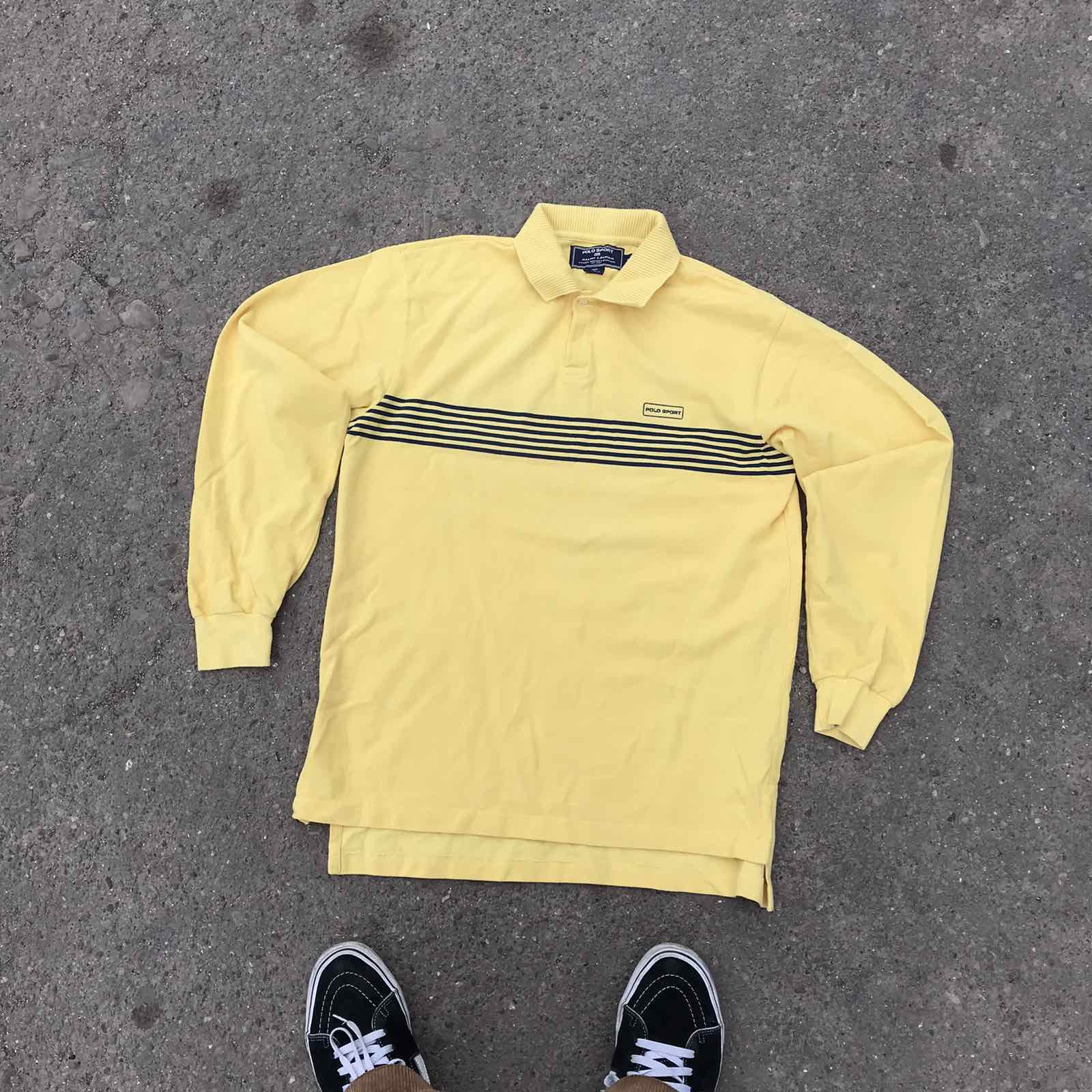 Polo Ralph Lauren Vintage Polo Sport rugby long sleeve 90s Size US M / EU 48-50 / 2 - 1 Thumbnail