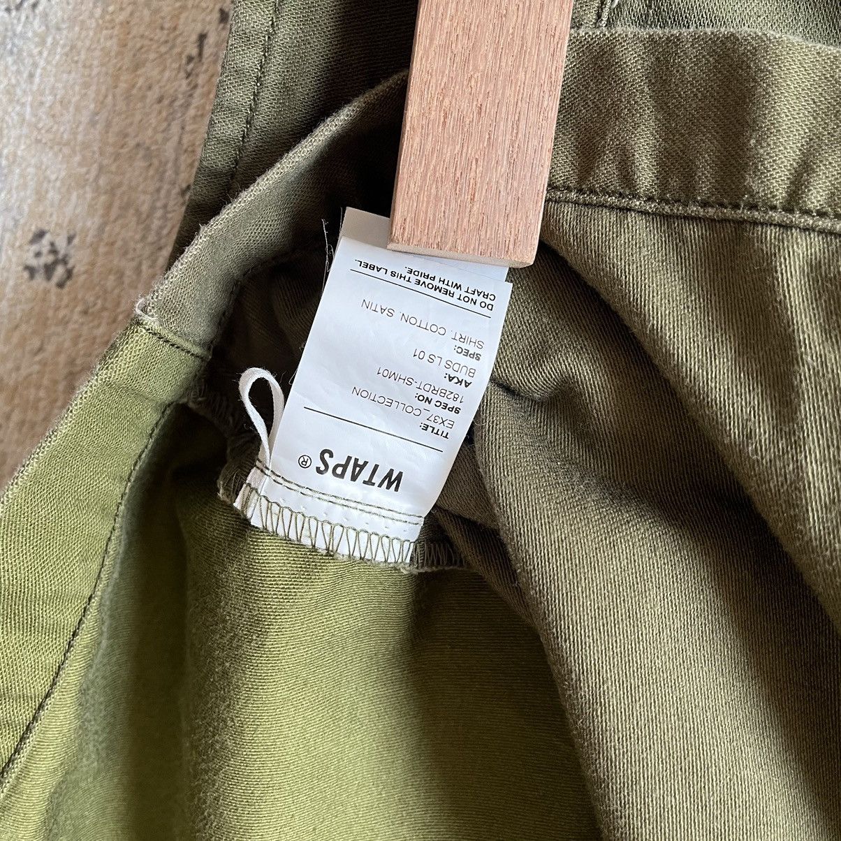 Japanese Brand WTAPS 182BRDT-SHM01 SHIRT COTTON SATIN BUDS LS 01 Size US L / EU 52-54 / 3 - 8 Thumbnail