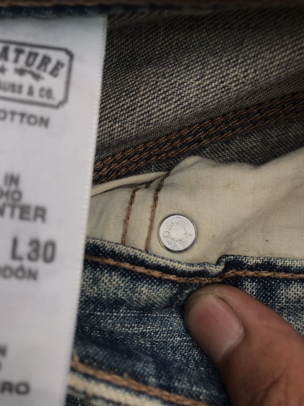 Designer × Levi's × Vintage Levi’s Signature Carpenter baggy jeans Size US 36 / EU 52 - 11 Thumbnail