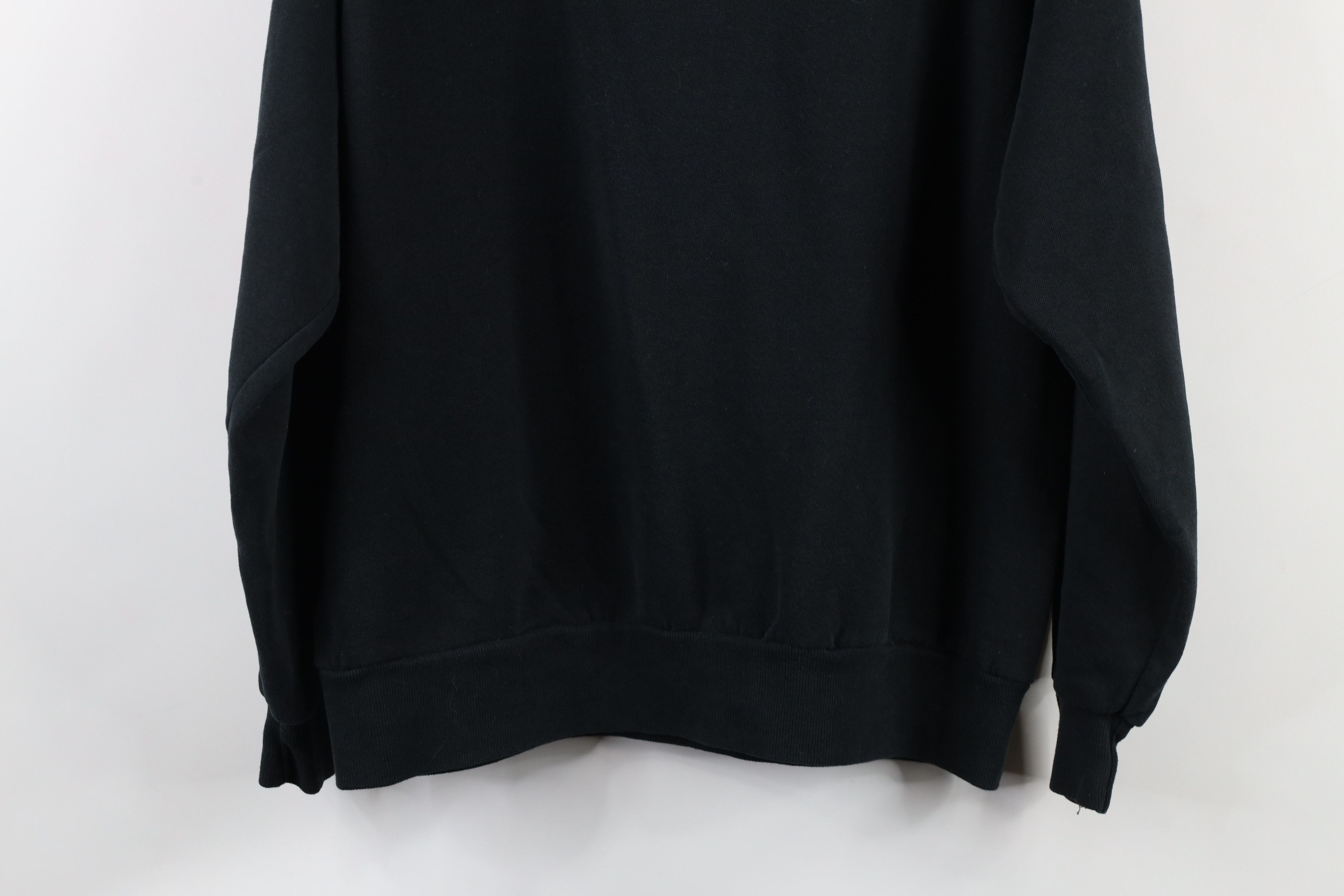 Vintage Vintage 90s Streetwear Cat Kitten Layered Sweatshirt Black Size L / US 10 / IT 46 - 12 Thumbnail