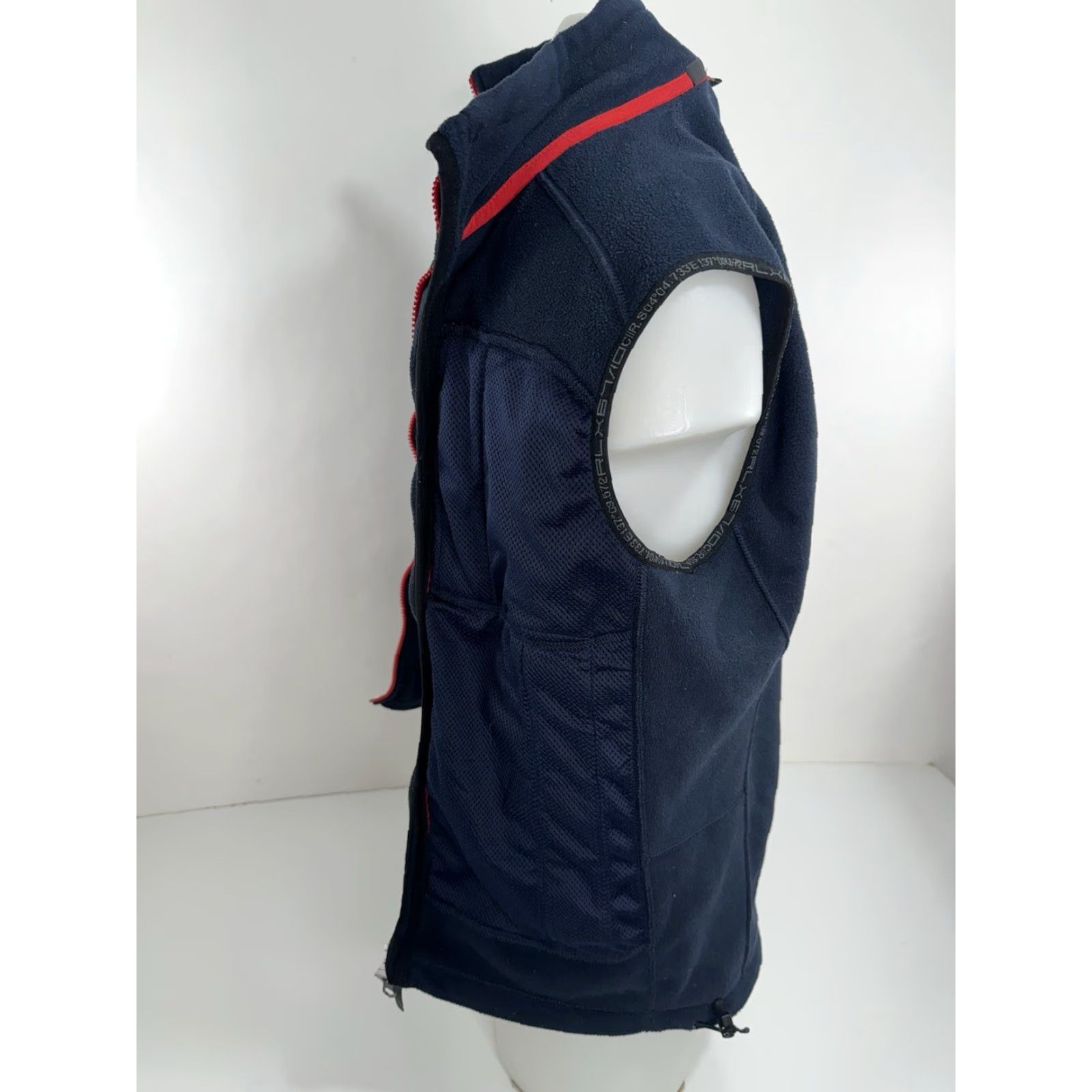 RLX Ralph Lauren RLX Ralph Lauren - FLAG Embroidered Zip Fleece Vest - Blue - M / Men - Vest Size US M / EU 48-50 / 2 - 6 Thumbnail