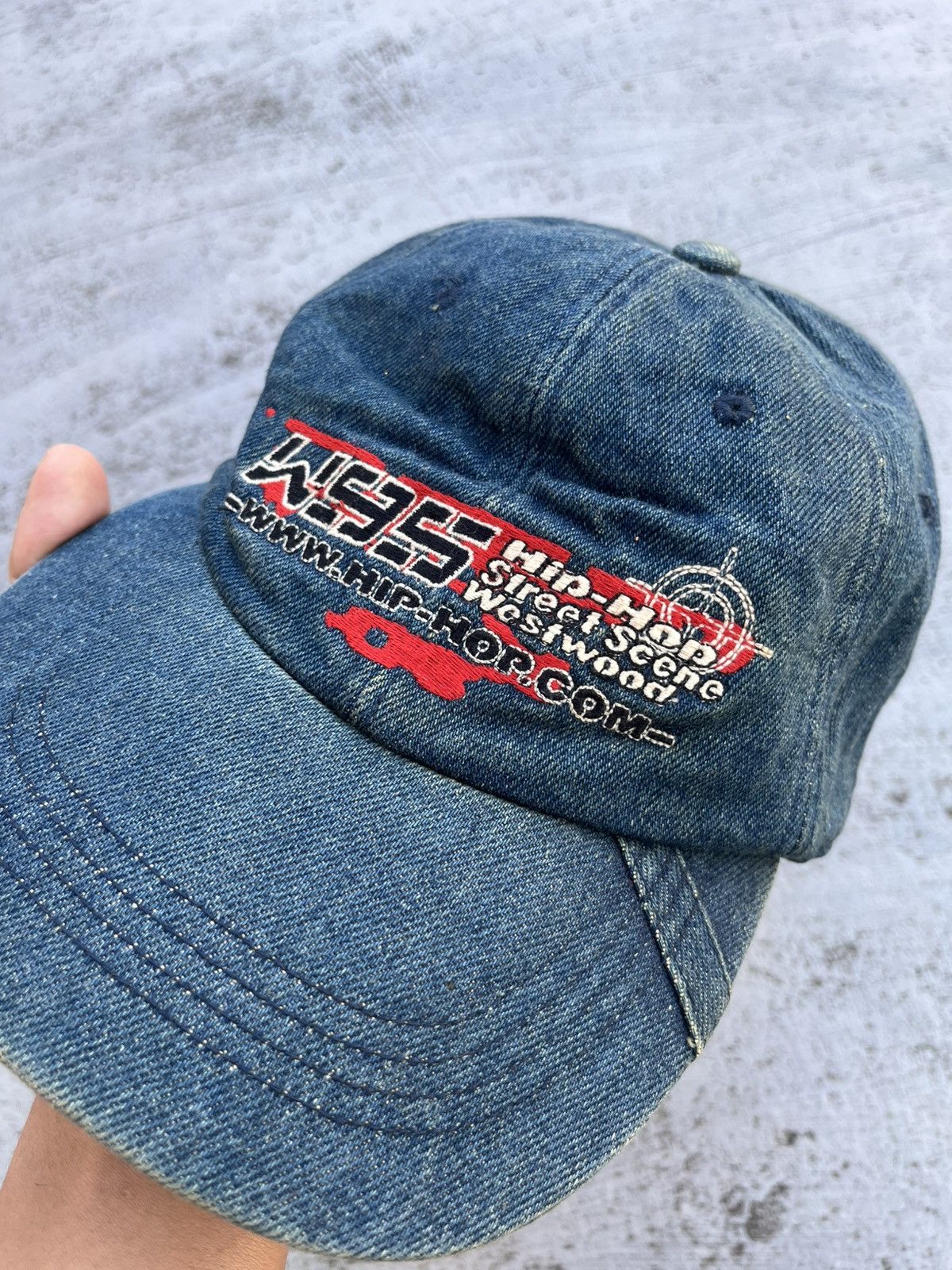 Hat Club WESTWOOD HIPHOP.COM DENIM HAT Size ONE SIZE - 3 Thumbnail