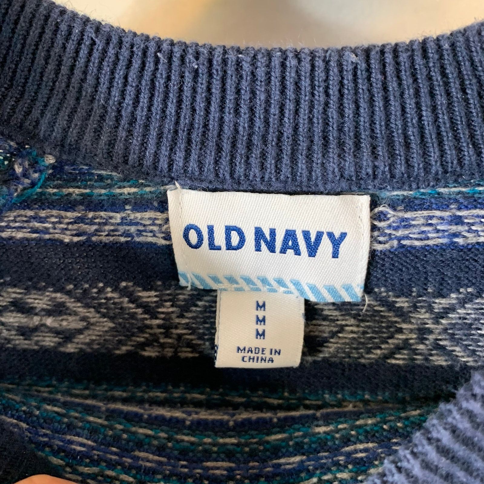Old Navy Old Navy Men’s Blue Sweatshirt size M Size US M / EU 48-50 / 2 - 3 Thumbnail