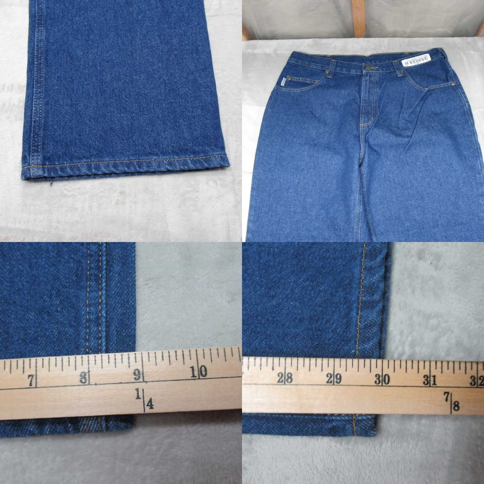 Carhartt VINTAGE Carhartt Jeans Mens 36x30 Medium Wash Denim Rugged Relaxed Fit Wide Leg Work NEW Size US 36 / EU 52 - 8 Thumbnail