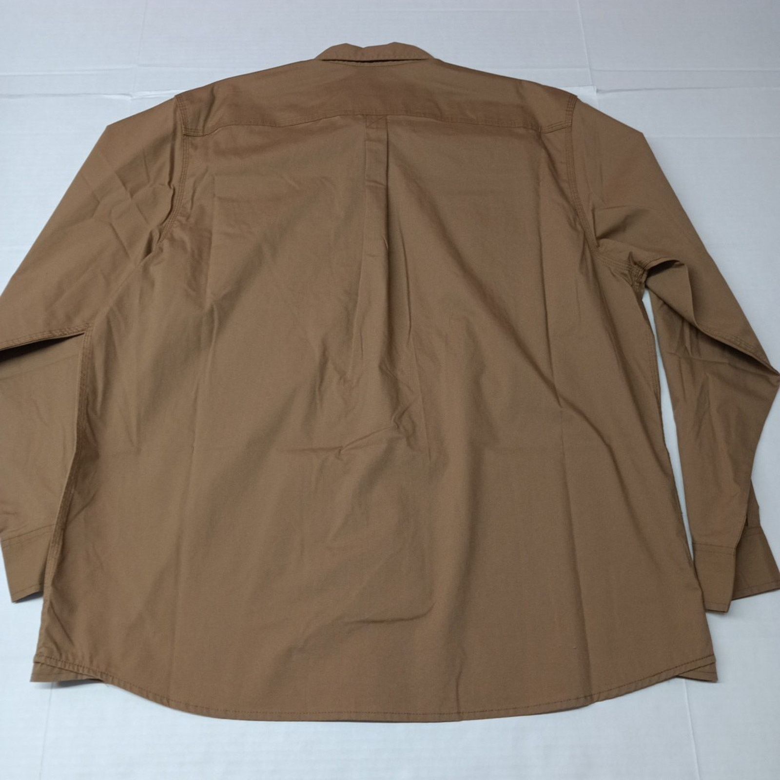 Wrangler Wrangler Big Men's Relaxed Fit Woven Shirt Size XL Brown Size US XL / EU 56 / 4 - 9 Thumbnail