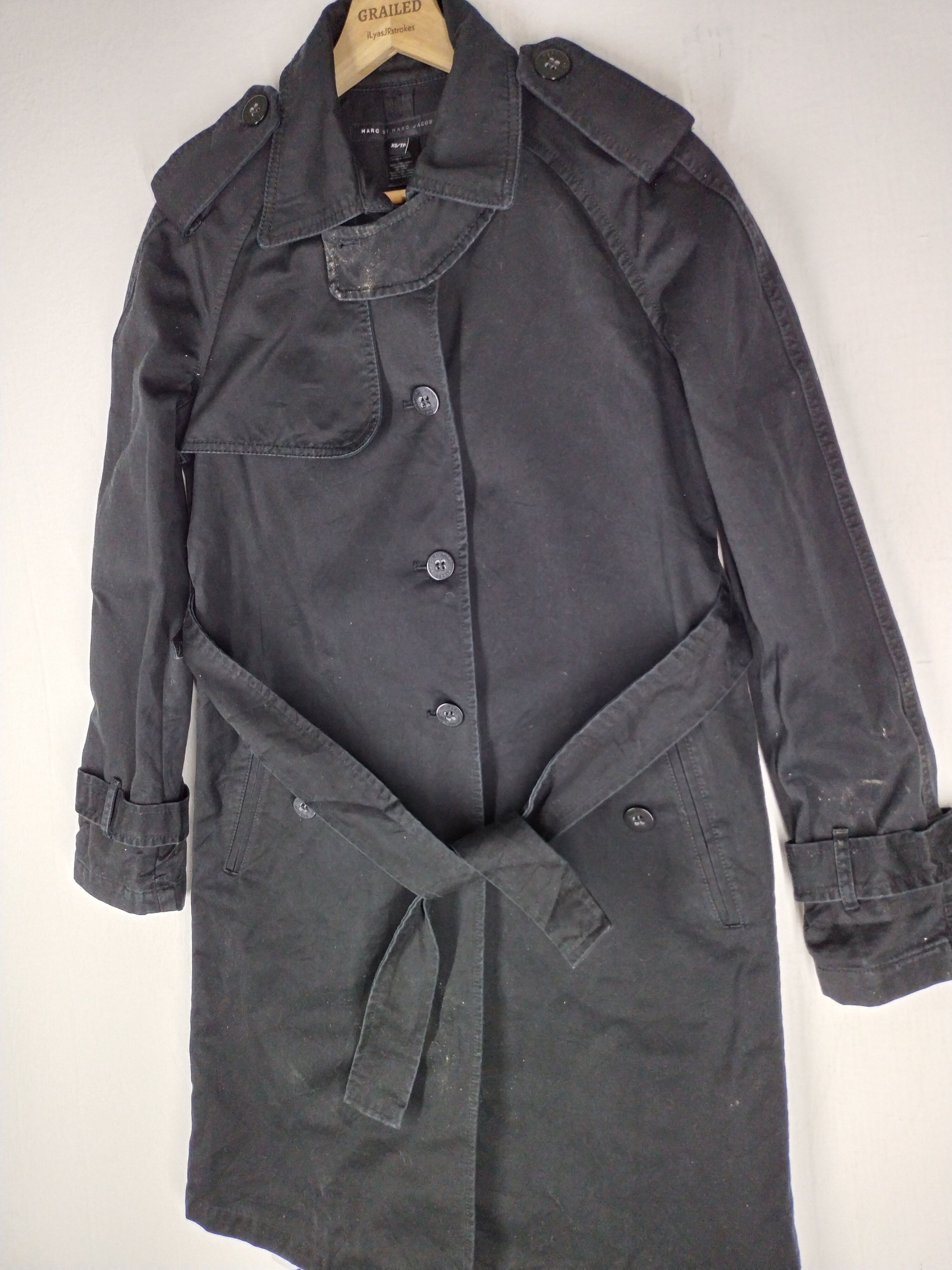 Marc by Marc Jacobs Marc by Marc Jacobs Women's Trench Coat Jacket Size S / US 4 / IT 40 - 5 Thumbnail