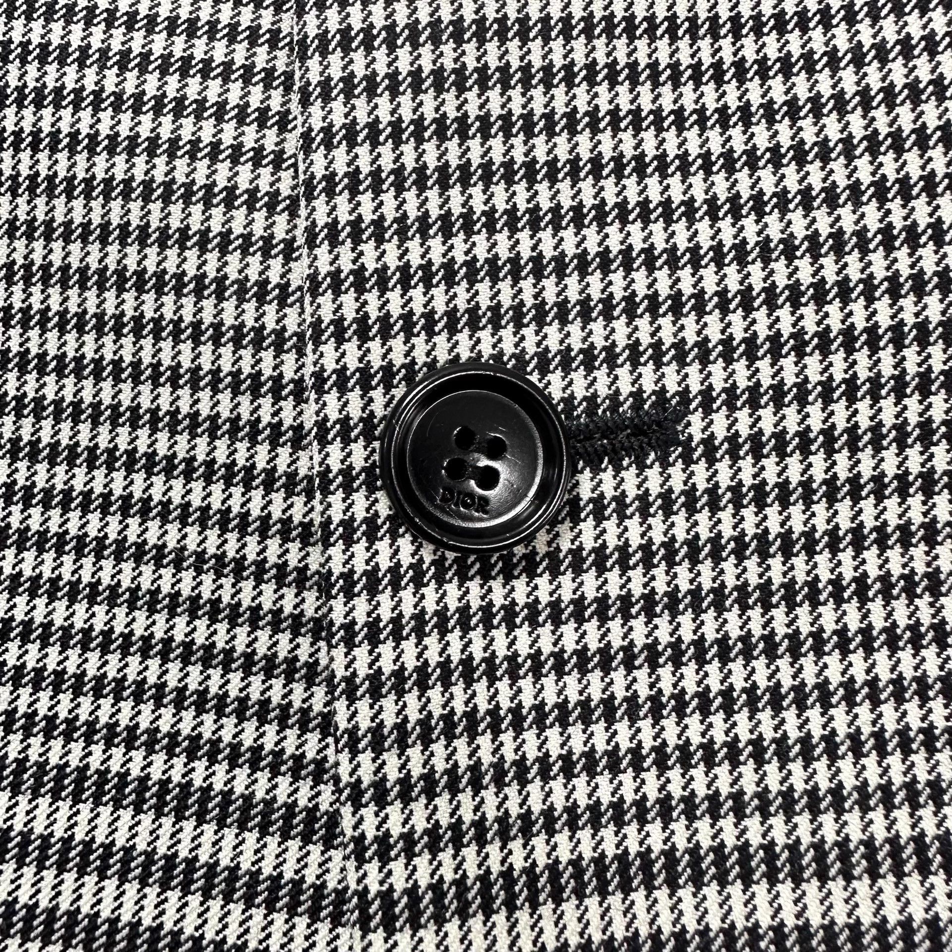 Dior Dior Houndstooth Panelled Wool Suit 48/50 Size 48L - 4 Thumbnail