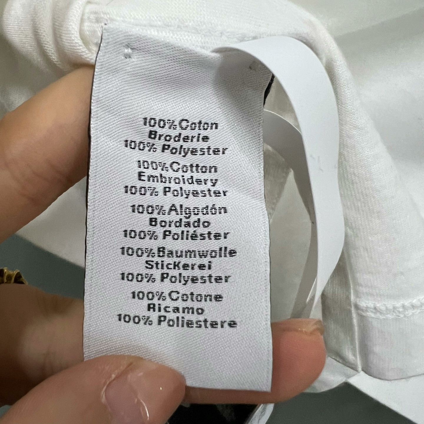 Hermes HERMES White Geometric Print Short Sleeve Size US M / EU 48-50 / 2 - 3 Thumbnail