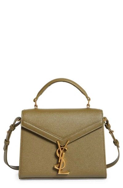 Saint Laurent Paris o1b1hav110824 Size: OS / Mini Top Handle Bag in Green Kaki Size ONE SIZE - 4 Thumbnail
