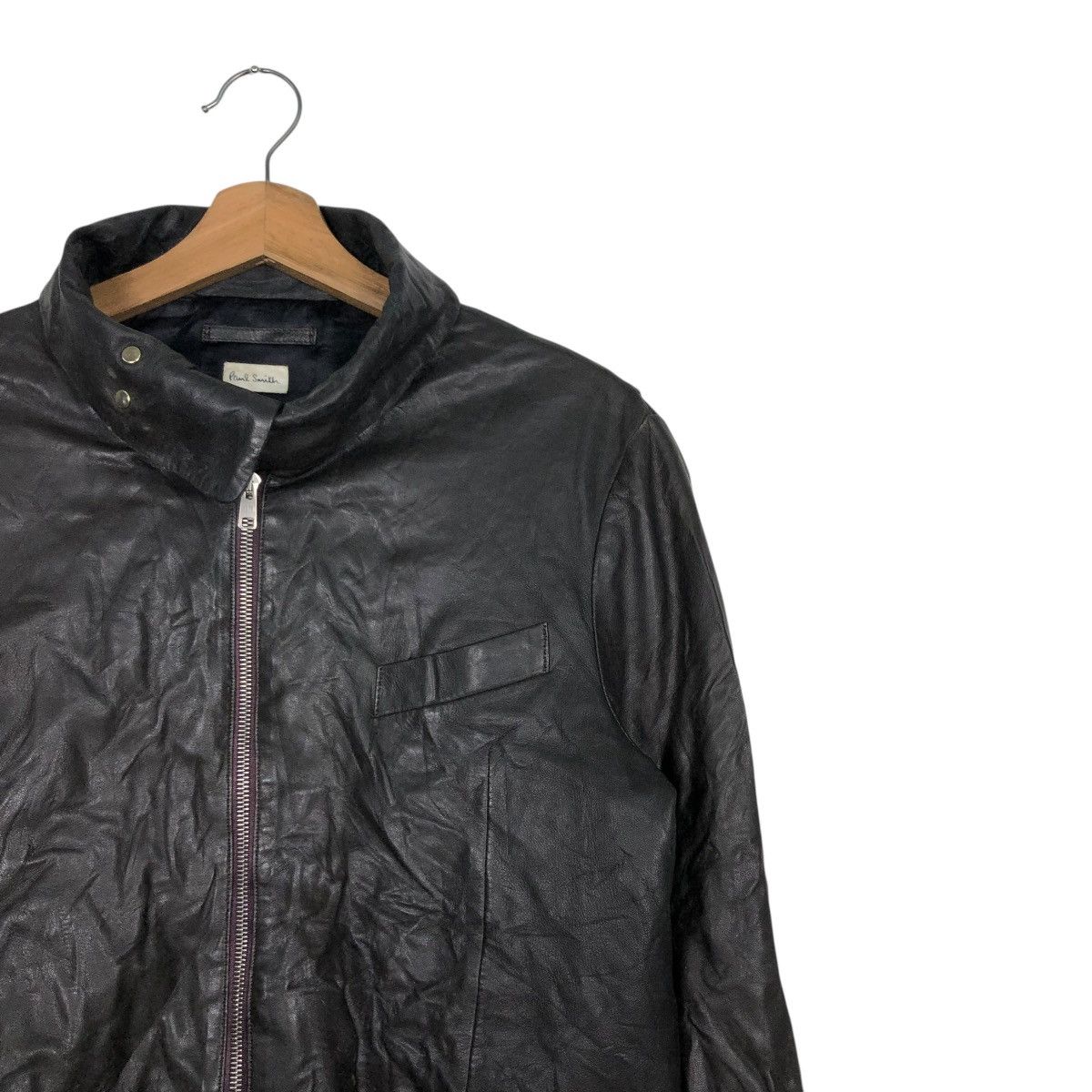 Paul Smith 🔥VINTAGE SOFT LEATHER BIKER JACKET PAUL SMITH Size US M / EU 48-50 / 2 - 8 Thumbnail