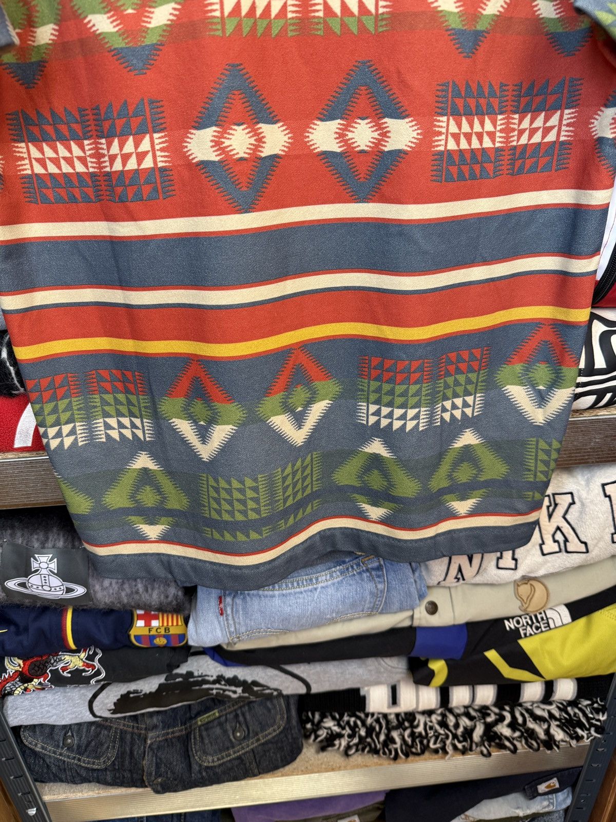 RRL Ralph Lauren NWT RRL Double RL Southwest Serape Striped Pocket Tee Size US M / EU 48-50 / 2 - 6 Thumbnail