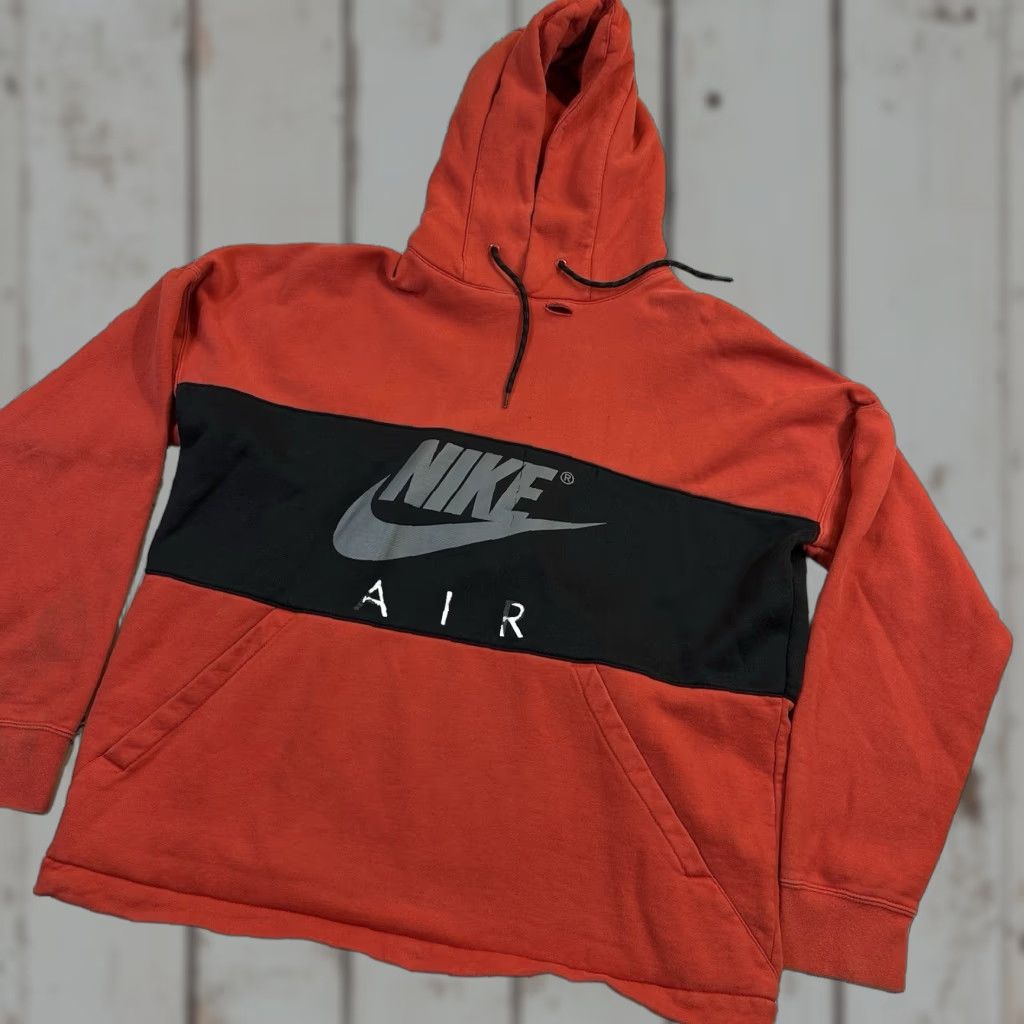 Nike Nike Air Hoodie Men XL Red and Black Logo Swoosh Graphic Pullover Sweatshirt All Seasons Size US XL / EU 56 / 4 - 1 Thumbnail
