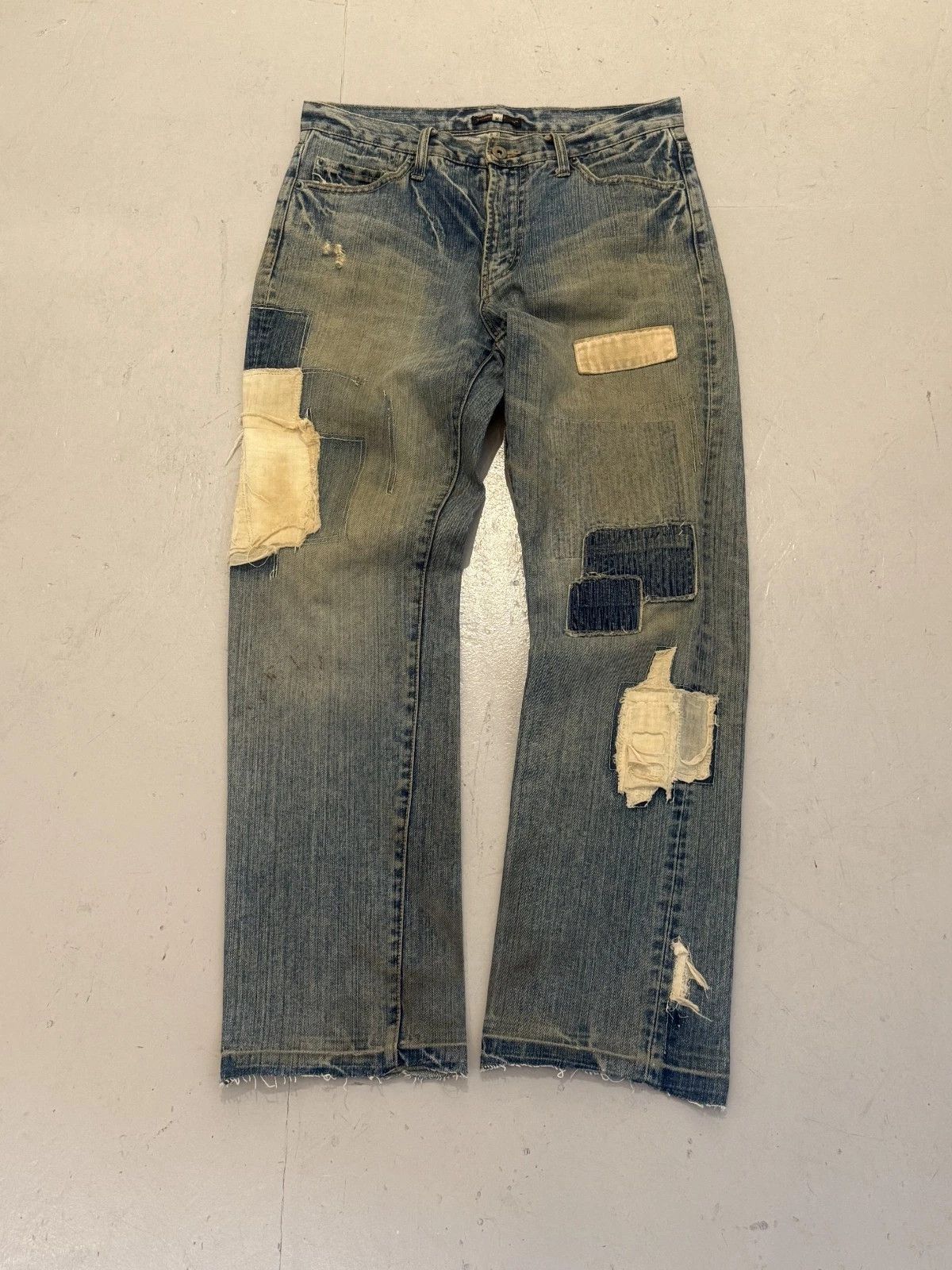 Exhibitionist TTU Boro Repair Mudwash Denim