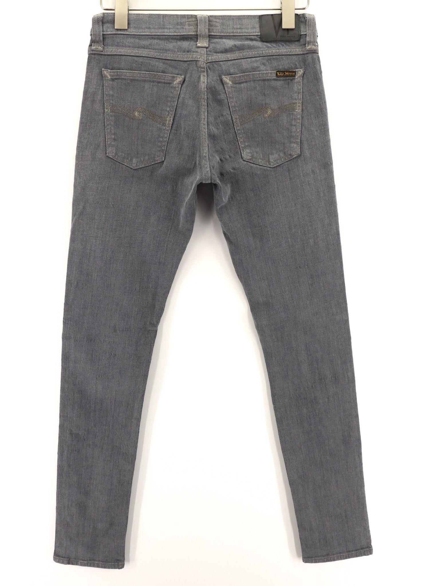 Nudie Jeans TIGHT LONG JOHN W30/L34 Charcoal Slim Denim Jeans 80703 Size US 30 / EU 46 - 2 Thumbnail