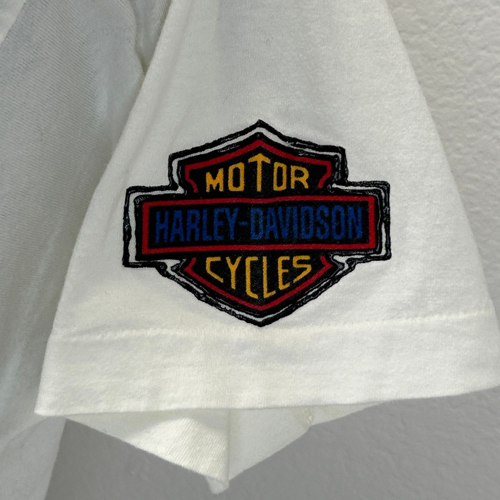 Fruit Of The Loom Vintage Harley Davidson Hand Painted T Shirt M Medium Size US M / EU 48-50 / 2 - 4 Thumbnail