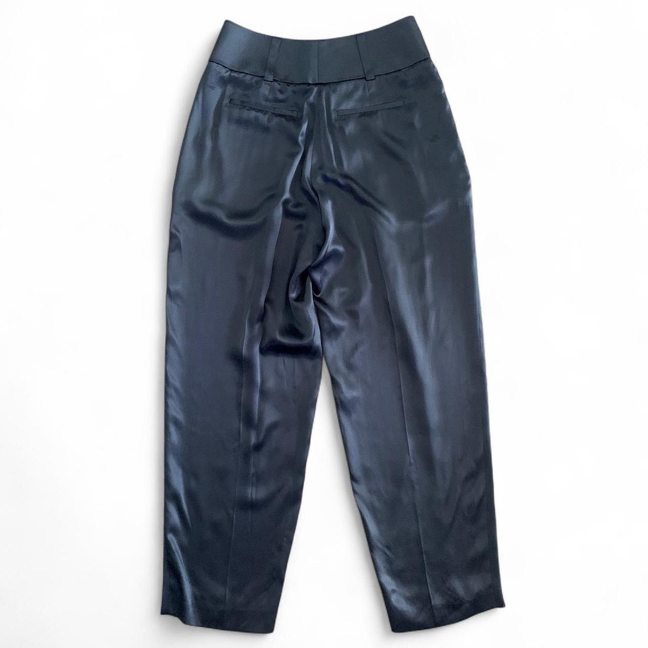 Givenchy Givenchy black silk trousers Size 27" / US 4 / IT 40 - 2 Thumbnail