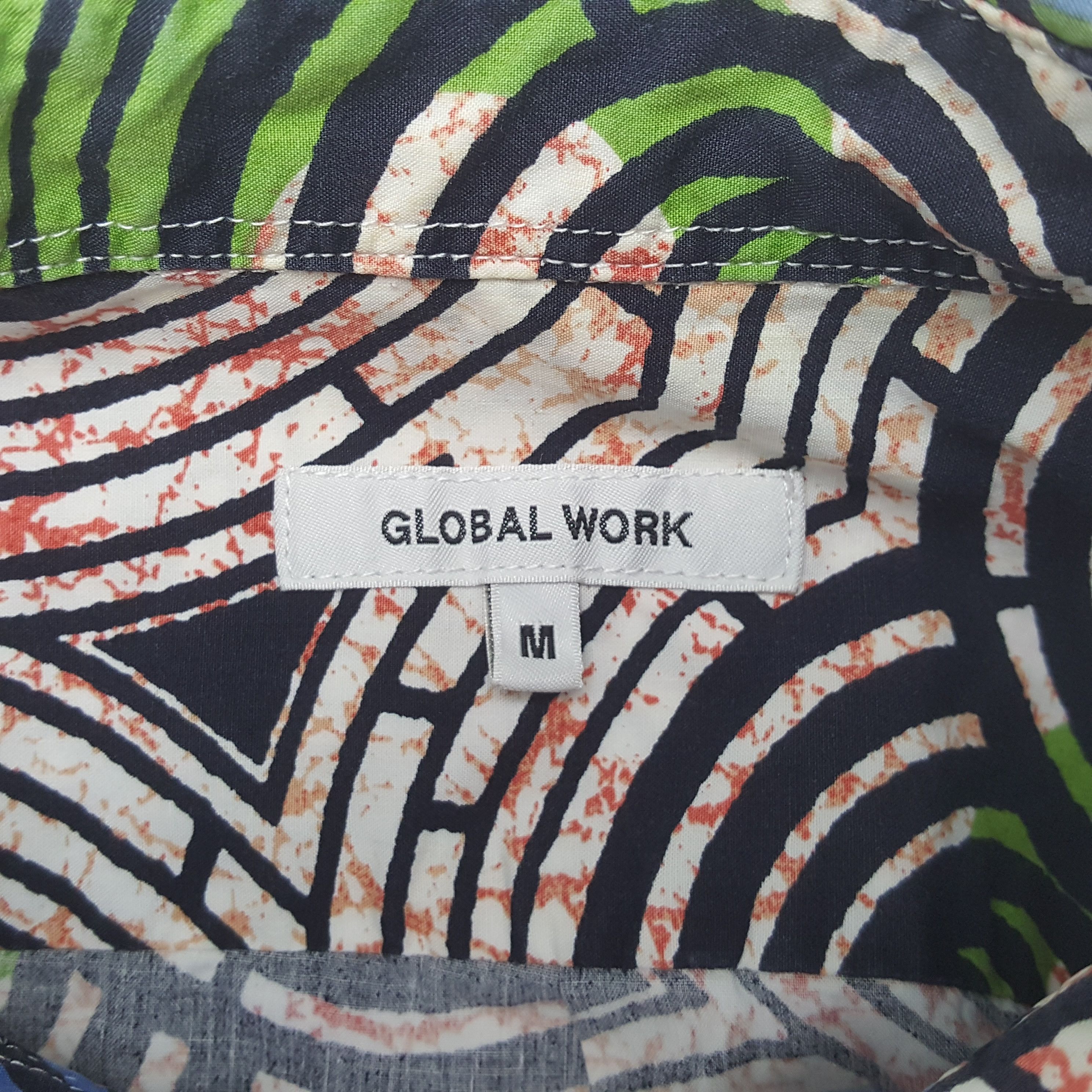 Global Work Global Work Fashion Style Hawaiian Shirt RR17 Size US M / EU 48-50 / 2 - 4 Thumbnail