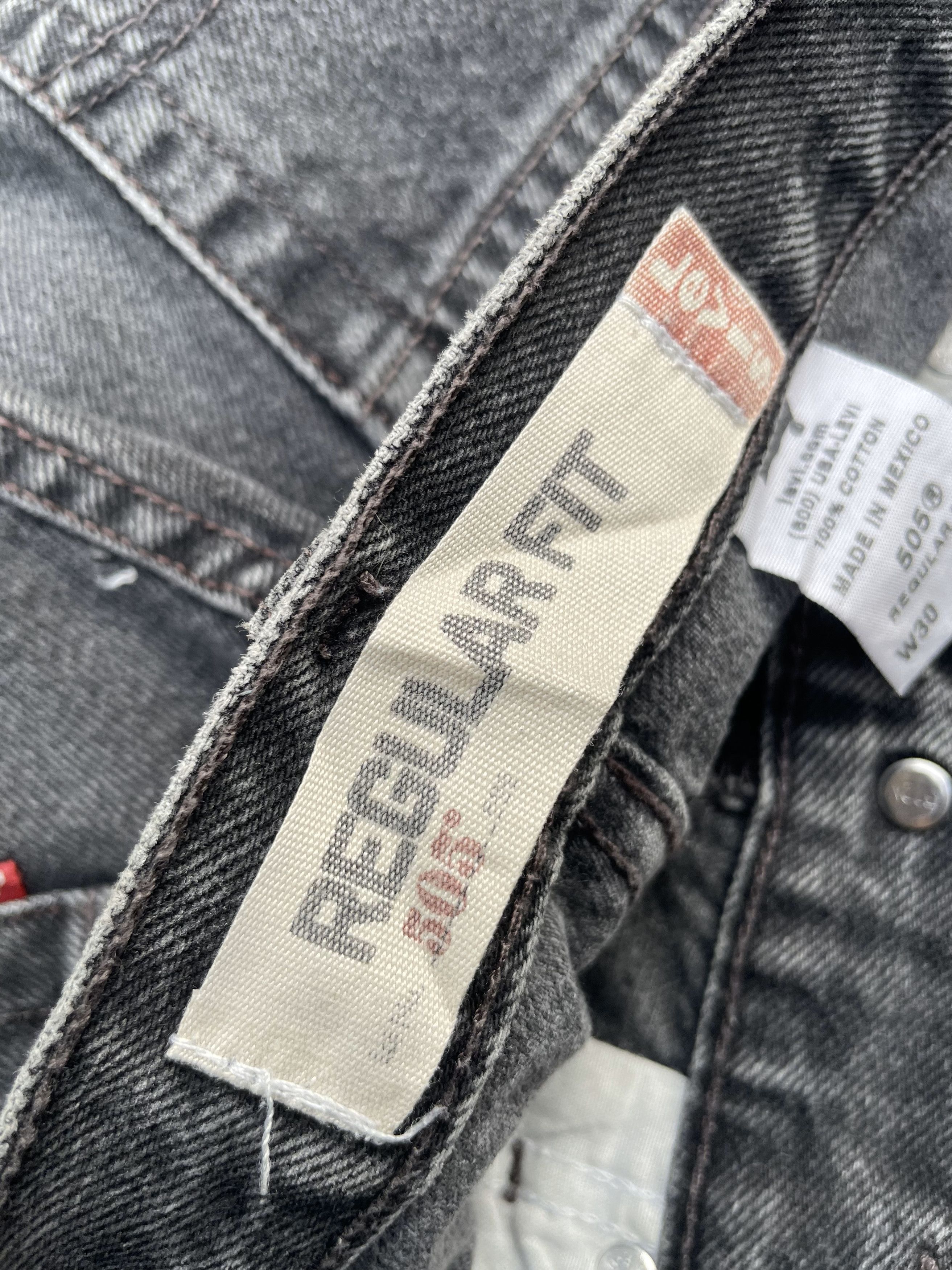 Levi's Vintage 2005 Levis 505 e Faded Distresed Size US 29 - 15 Thumbnail