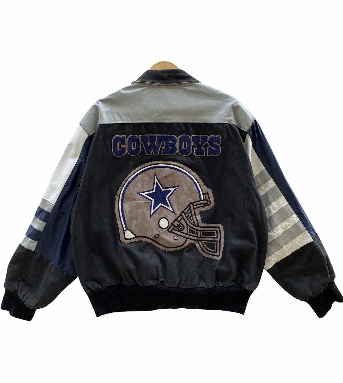 Jeff Hamilton Rare Dallas Cowboys Denim Leather Jeff Hamilton Jacket Size US M / EU 48-50 / 2 - 1 Thumbnail