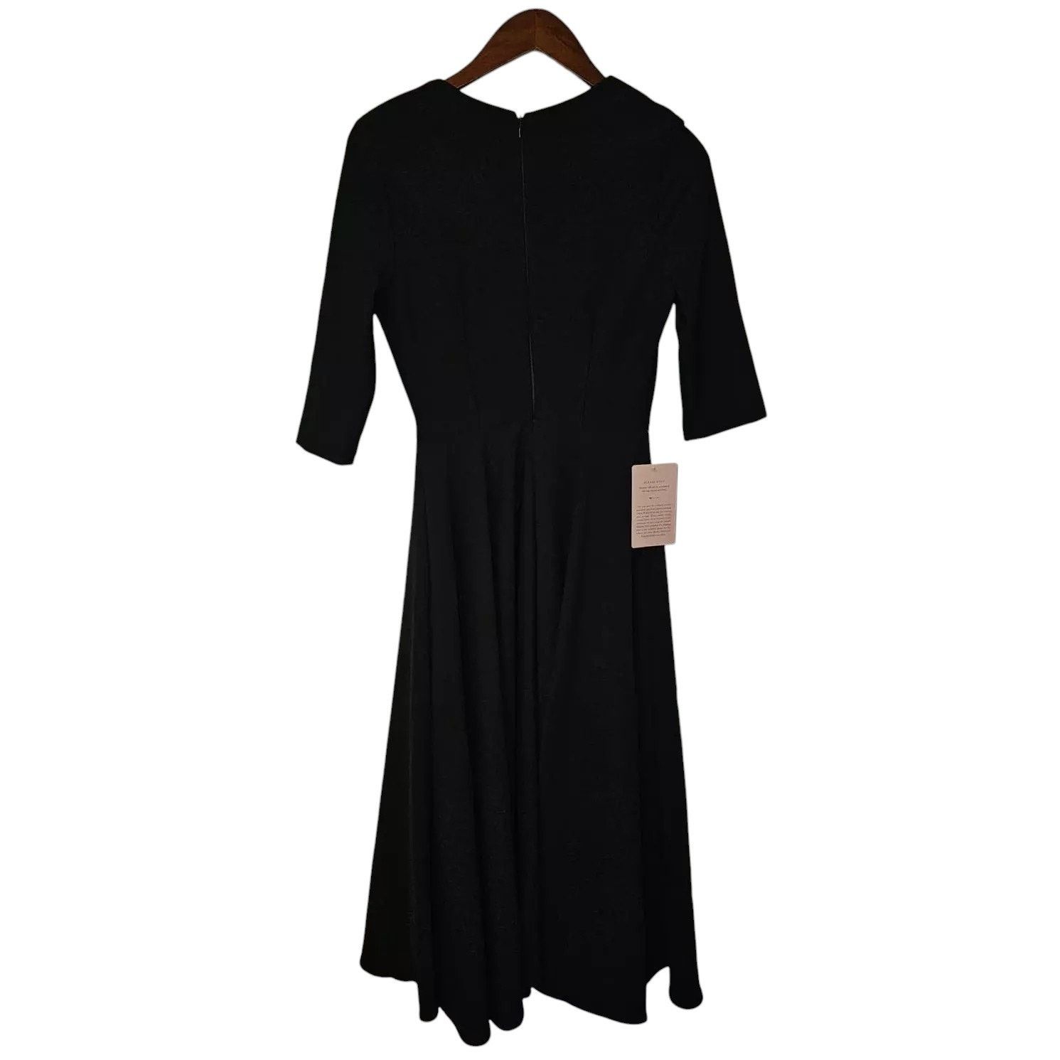 Anthropologie NWT Anthropologie BHLDN Valdis Dress $230 SIZE 2 Black Size XS / US 0-2 / IT 36-38 - 4 Thumbnail