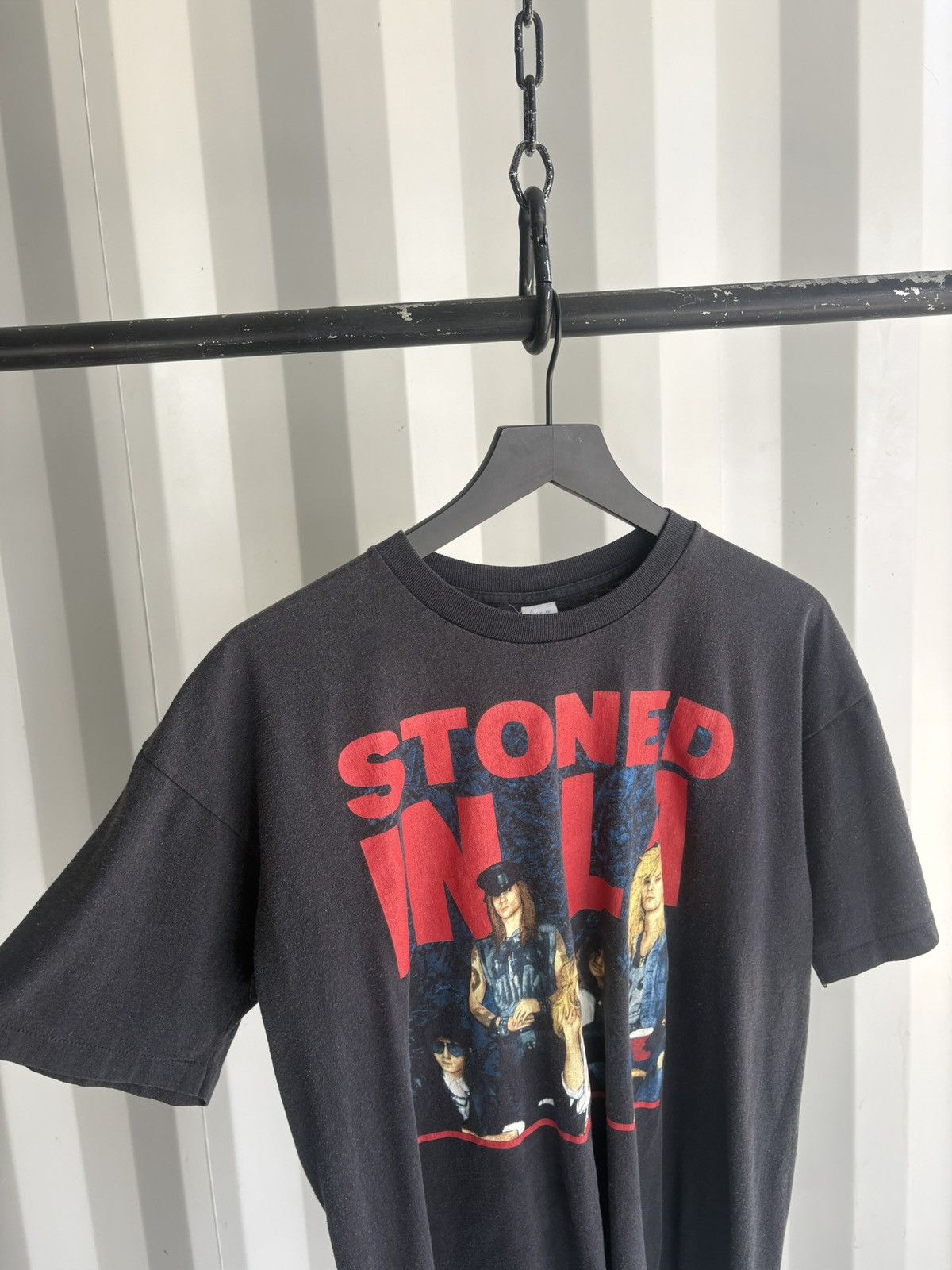 Band Tees Vintage Guns N Roses Shirt Faded Thrashed Grunge Band Size US L / EU 52-54 / 3 - 4 Thumbnail