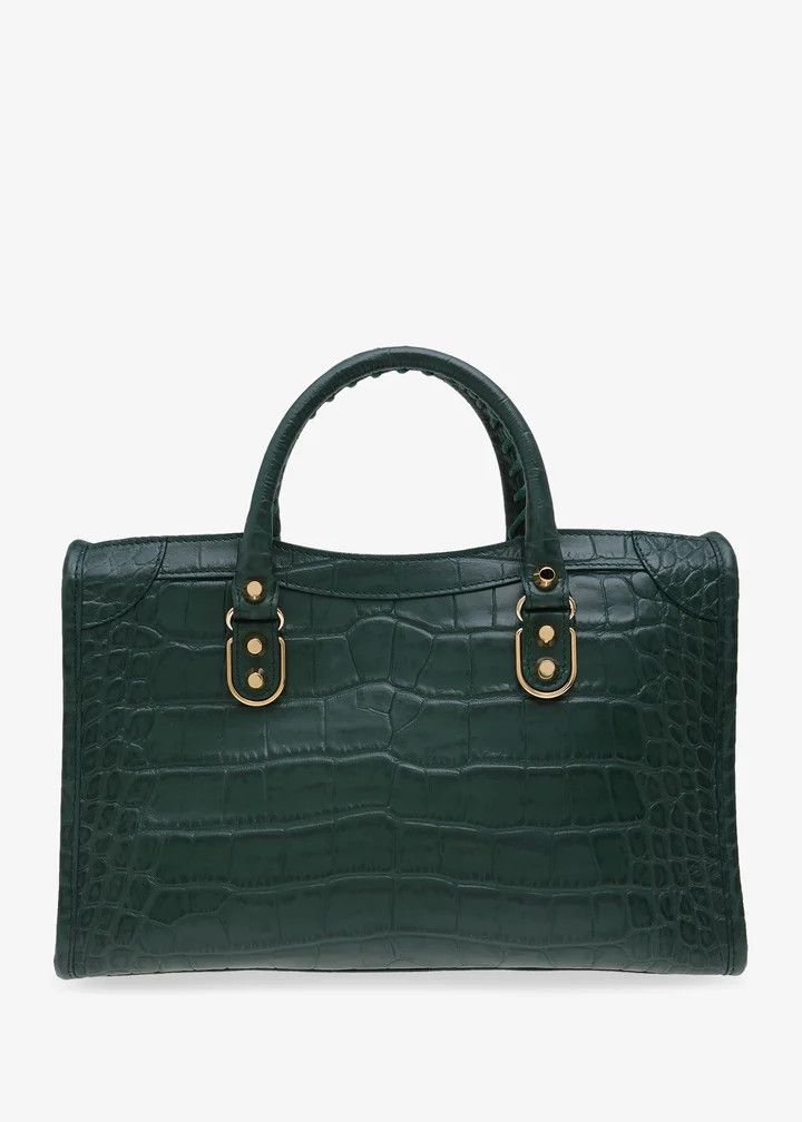 Balenciaga o1tr1nto0725 Size: OS / Classic Metallic Edge S Crocodile Size ONE SIZE - 4 Thumbnail