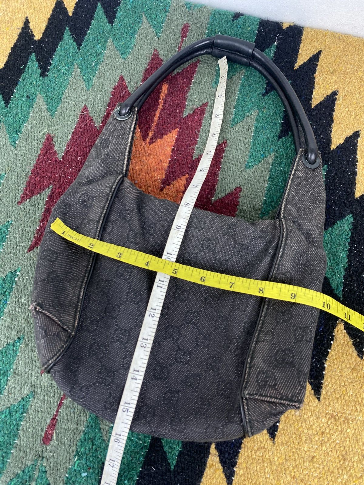Gucci Vintage 90's Gucci GG Canvas 101333 Hobo Bag Size ONE SIZE - 18 Thumbnail