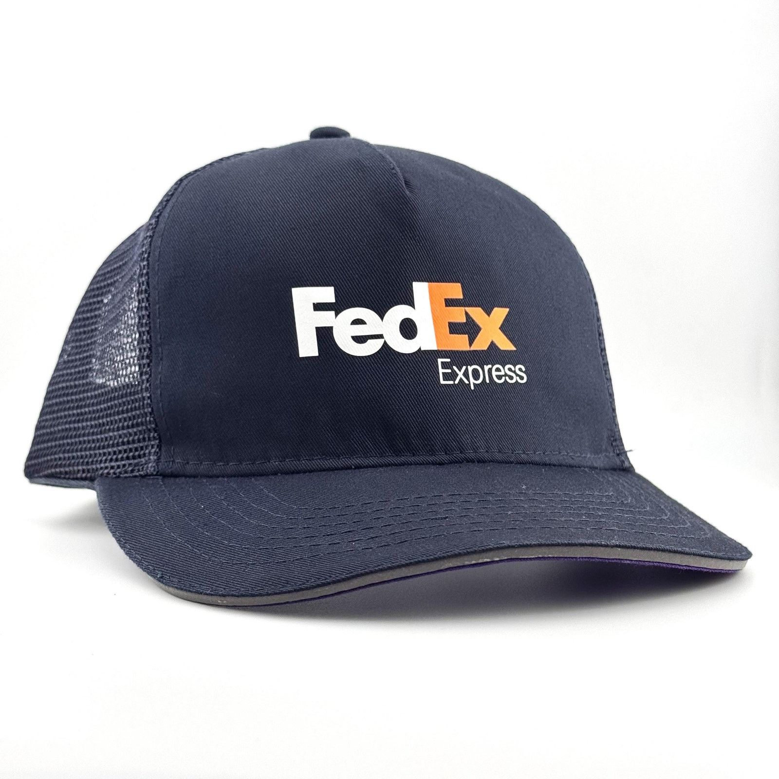 Other Vintage FedEx Express Trucker Hat Navy Mesh Workwear Y2K Cap Size ONE SIZE - 2 Thumbnail