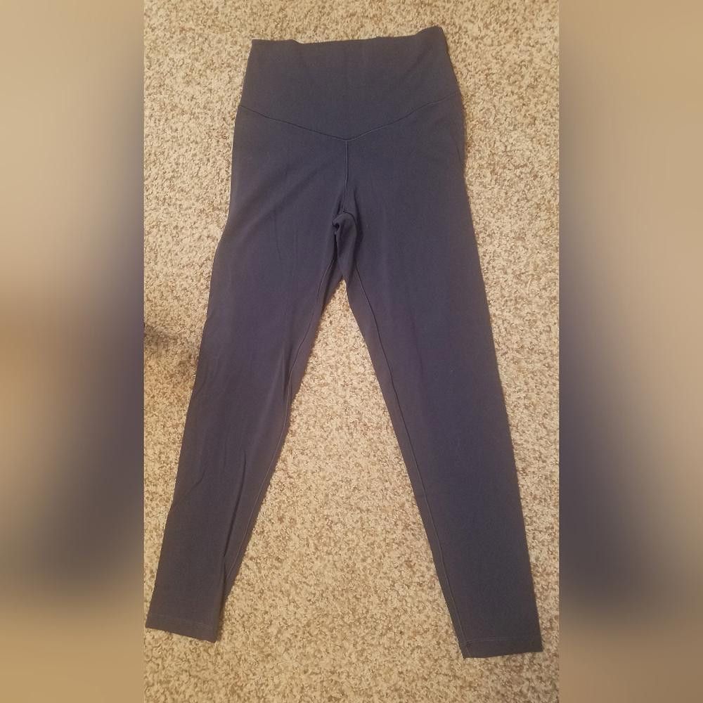 Designer Aerie Navy Blue Leggings Size Medium Size 32" / US 10 / IT 46 - 2 Thumbnail