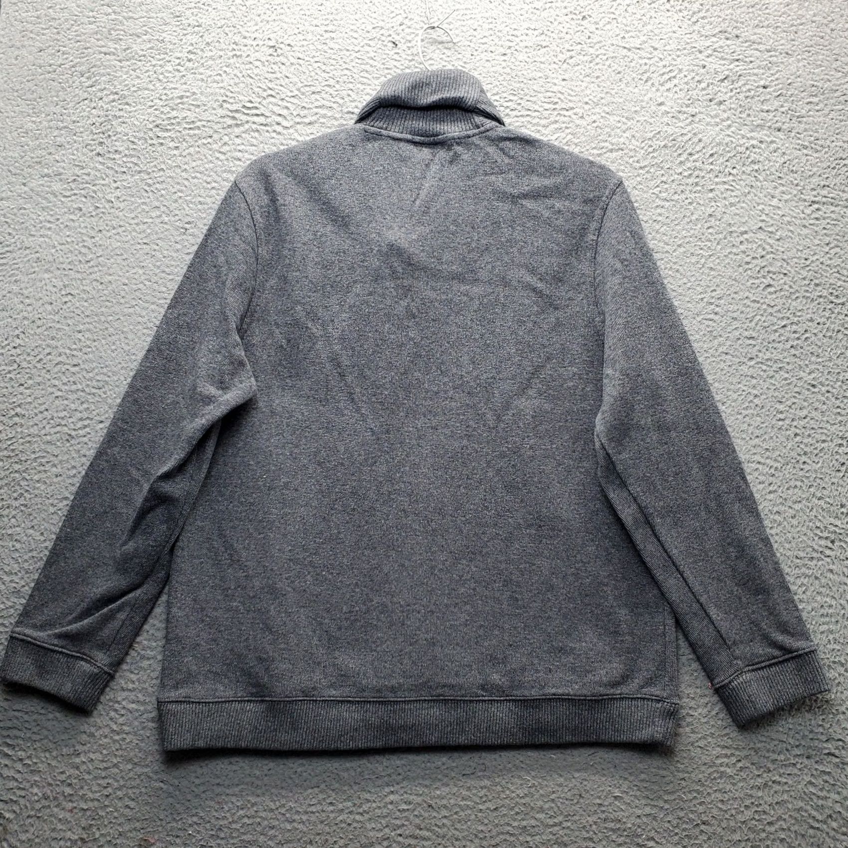 Tasso Elba Tasso Elba Sweatshirt Mens XL Gray Heather Shawl Collar Long Sleeve Size US XL / EU 56 / 4 - 2 Thumbnail